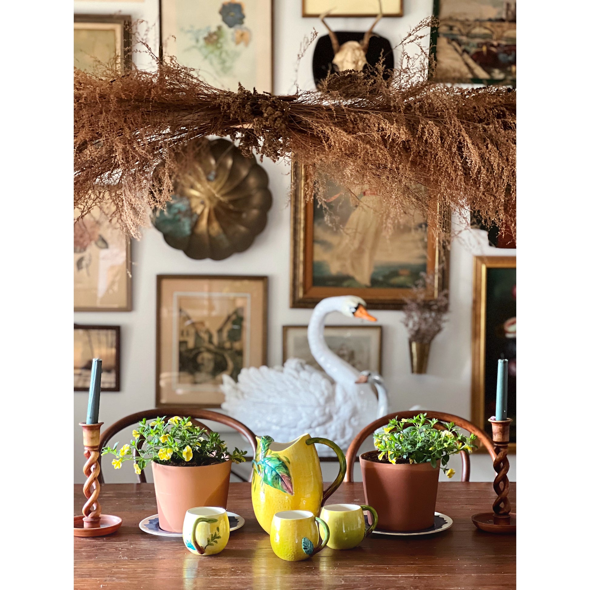 Vintage Set of 4 Italian Lemon Cups