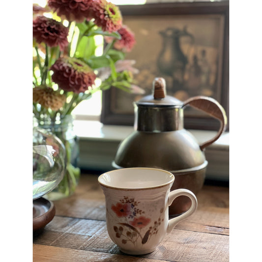 Vintage Mikasa Strawflowers Flat Cup / Mug