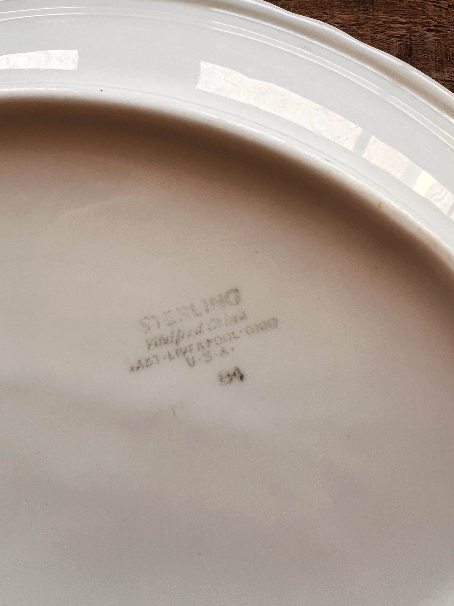 Small Vintage Oval Platter by Sterling China