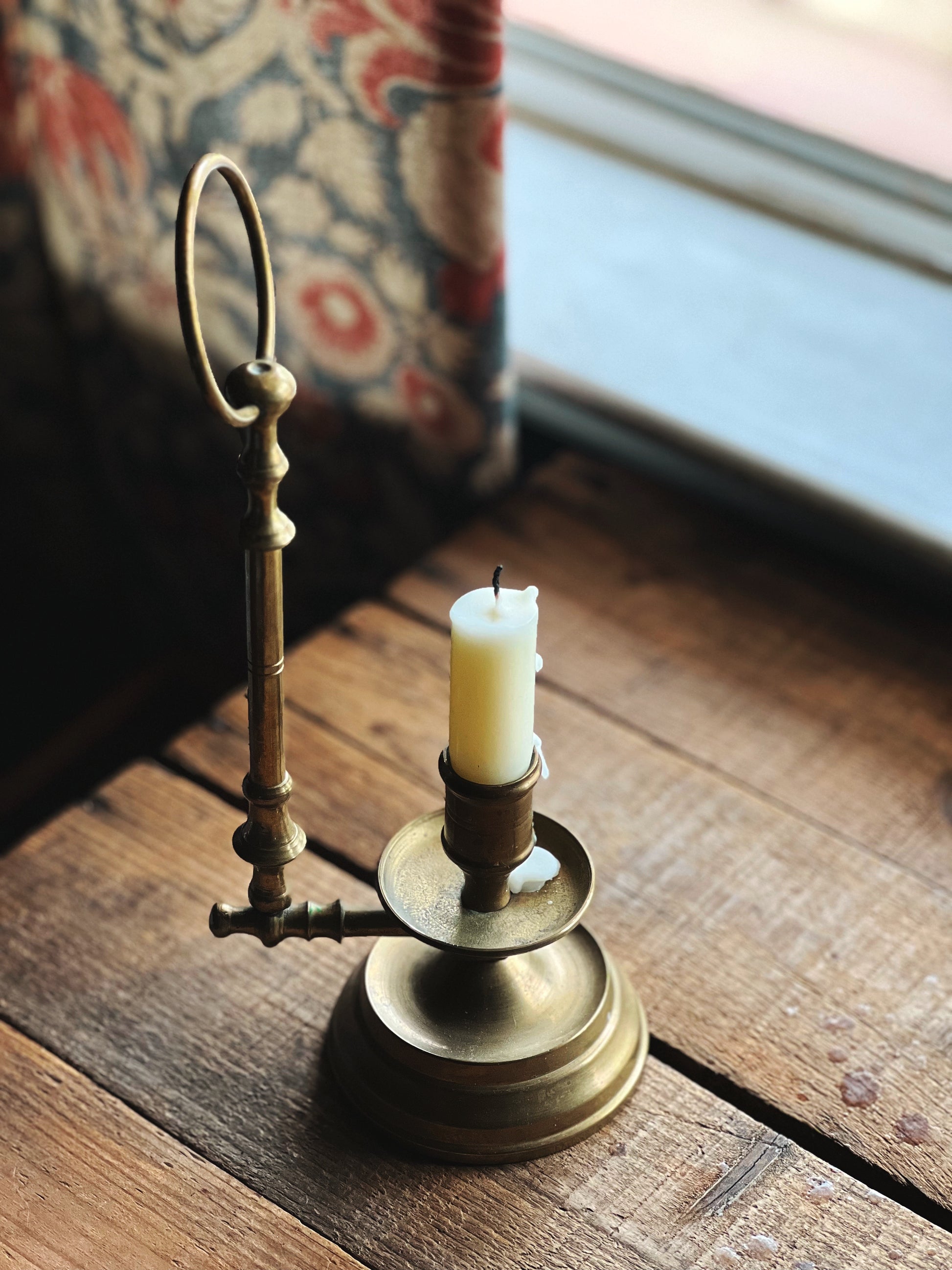 Vintage Brass Taper Candleholder