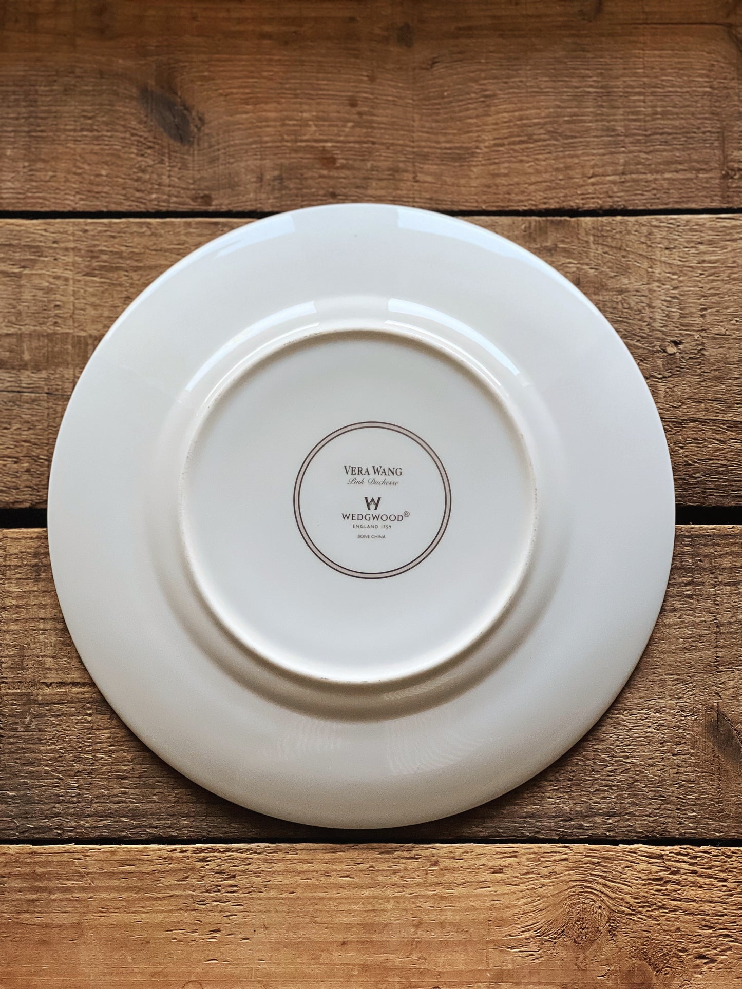 Vintage Vera Wang Duchesse Pink Salad Plate by Wedgwood