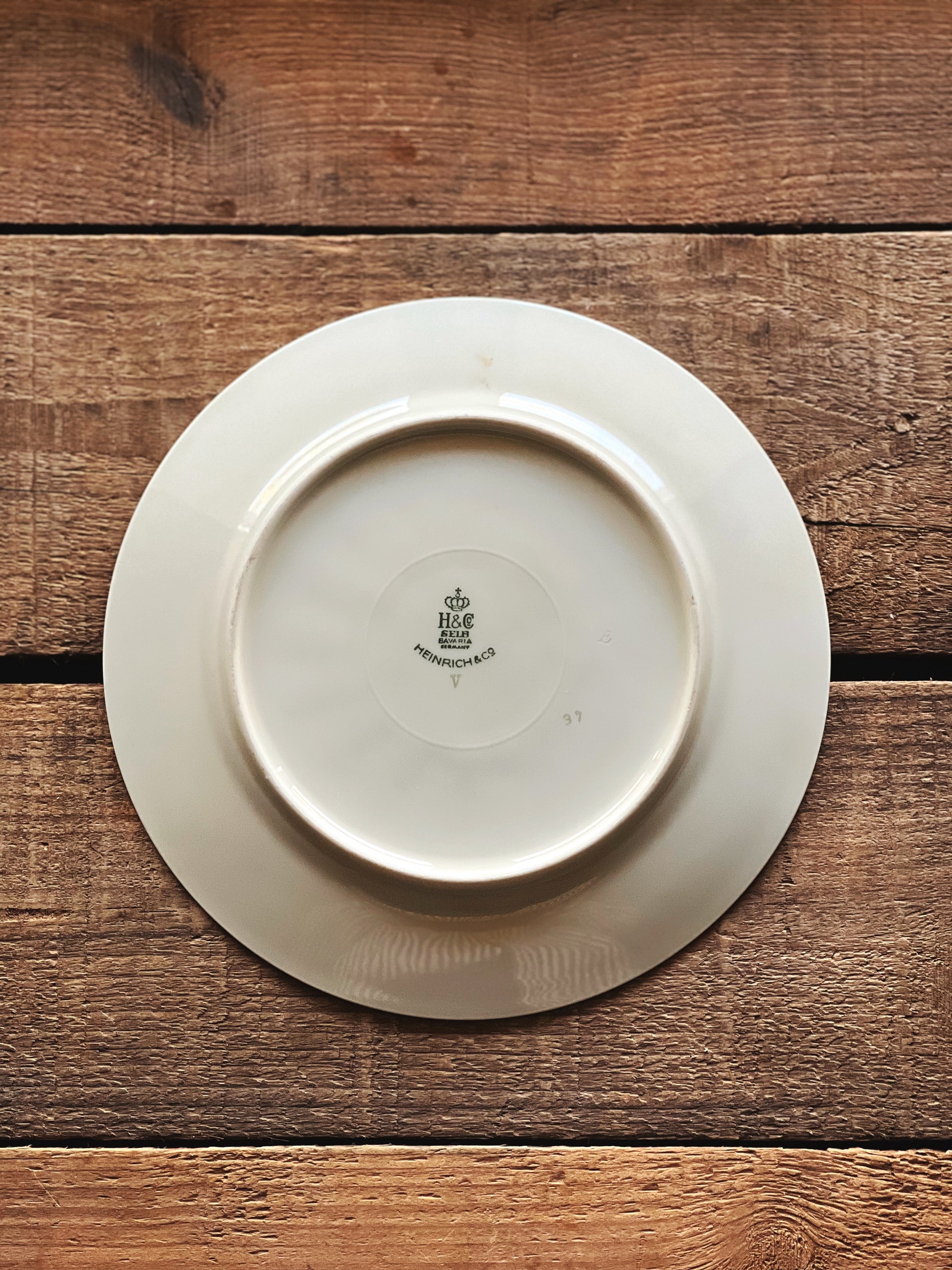 Vintage Heinrich & Co Bavaria Floral Dessert Plate