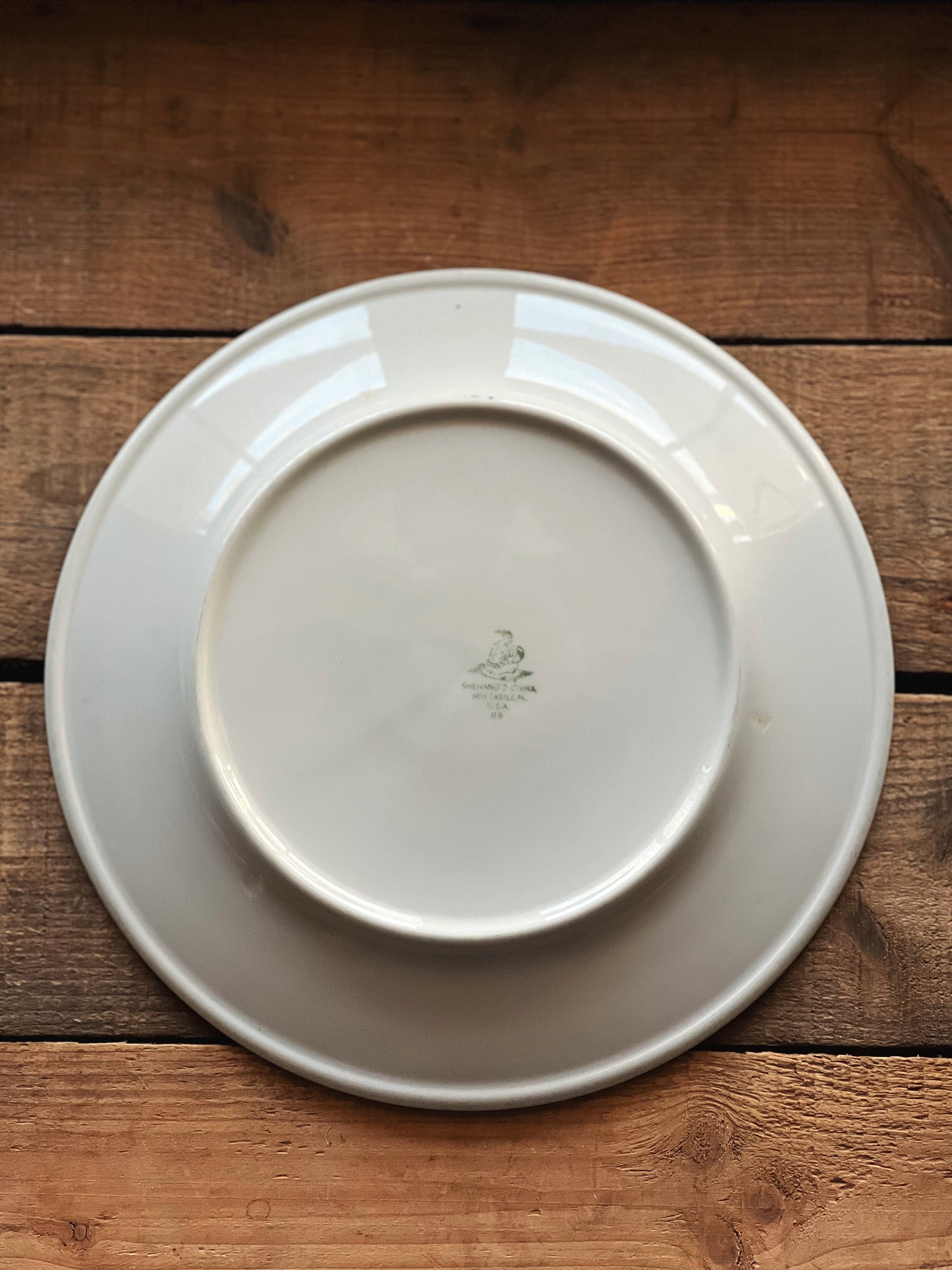 Vintage Shenango China Ivy Leaves Dinner Plate