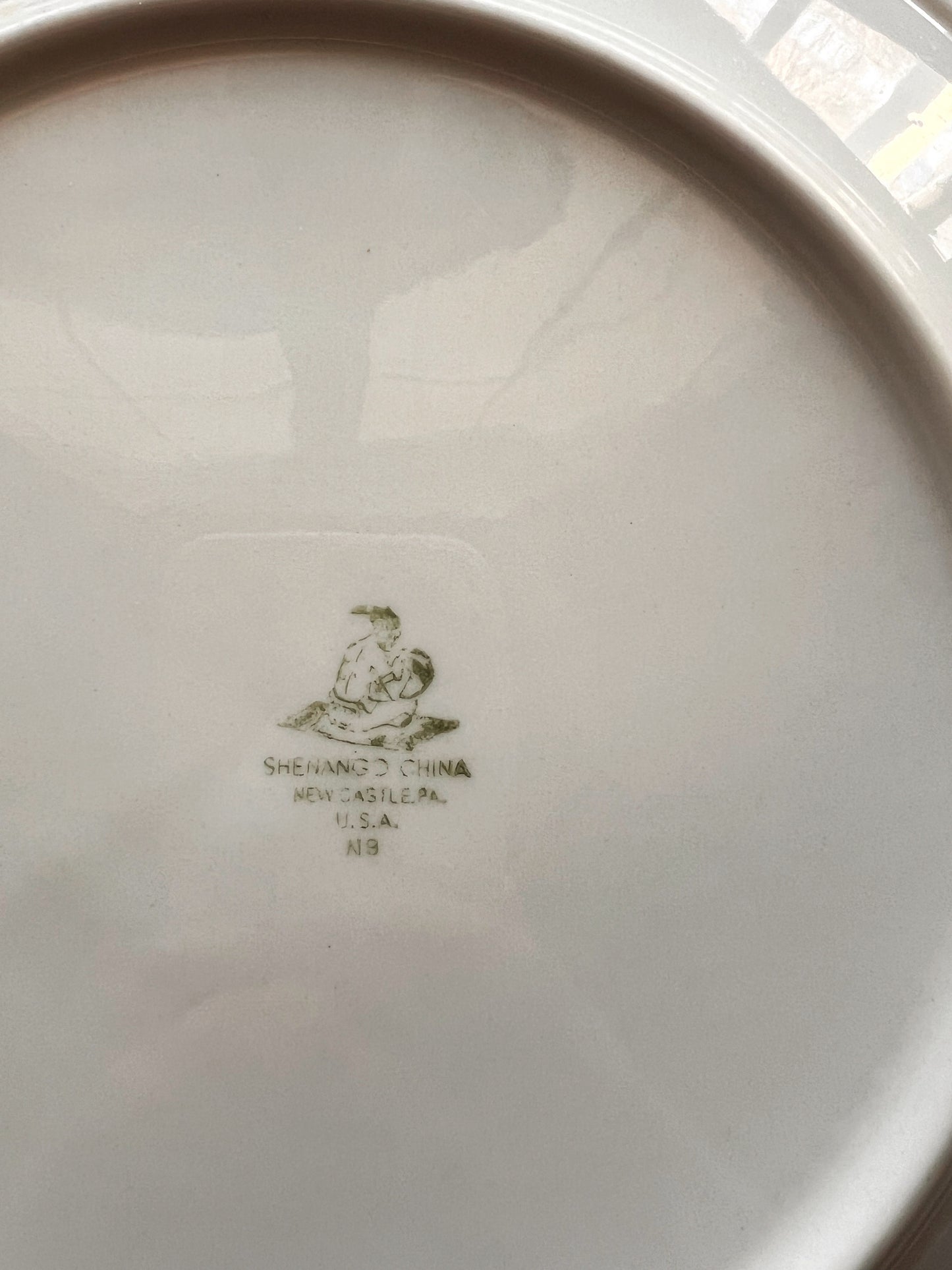 Vintage Shenango China Ivy Leaves Dinner Plate