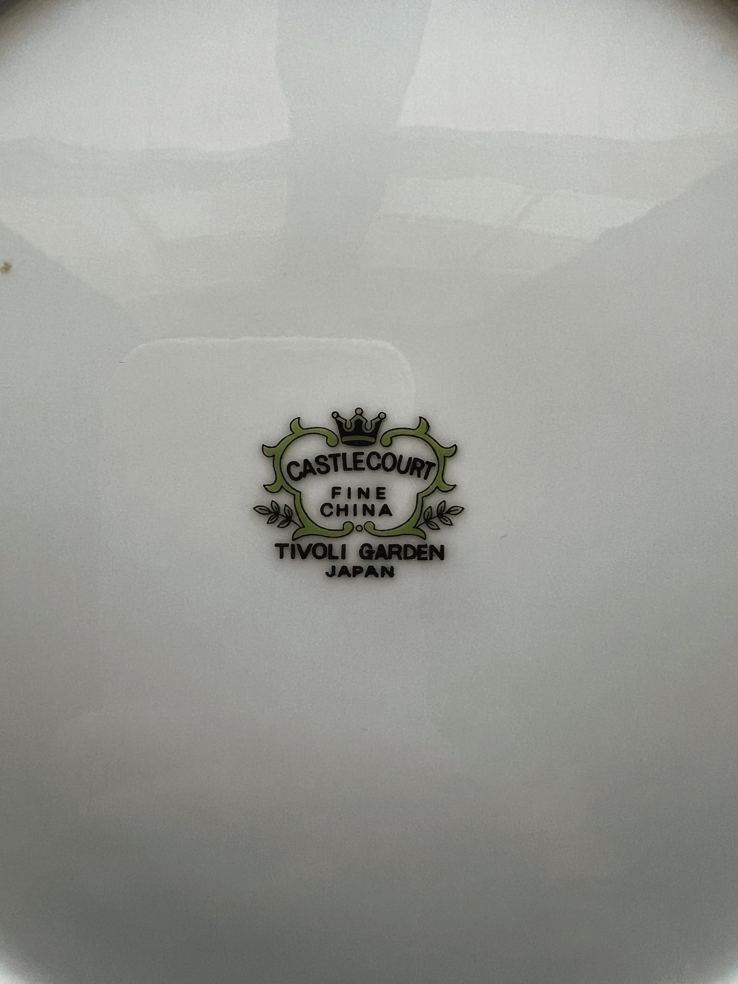 Vintage Castle Court Japan Tivoli Garden Dinner Plate