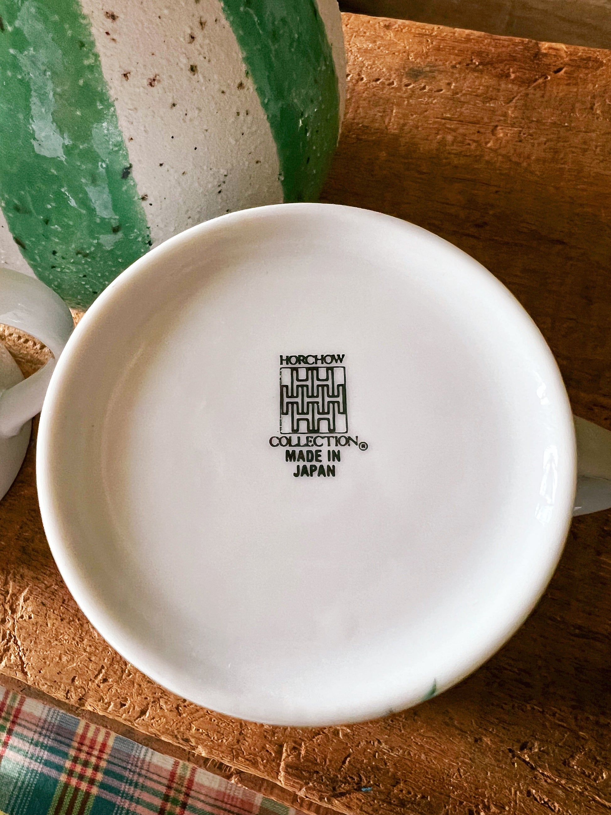 Vintage Horchow Collection Botanical Herb Mug