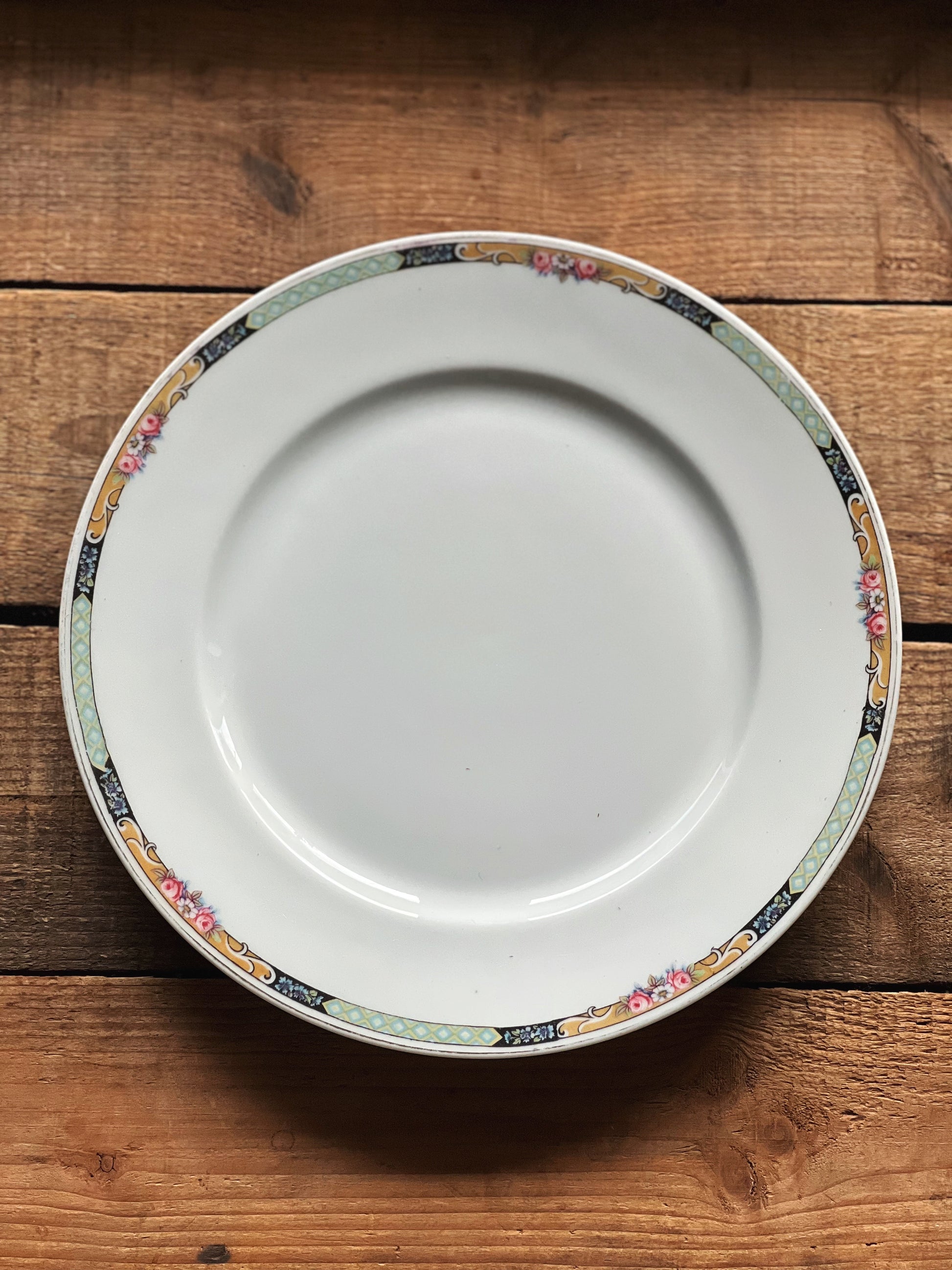 Vintage KPM Germany Floral Dinner Plate