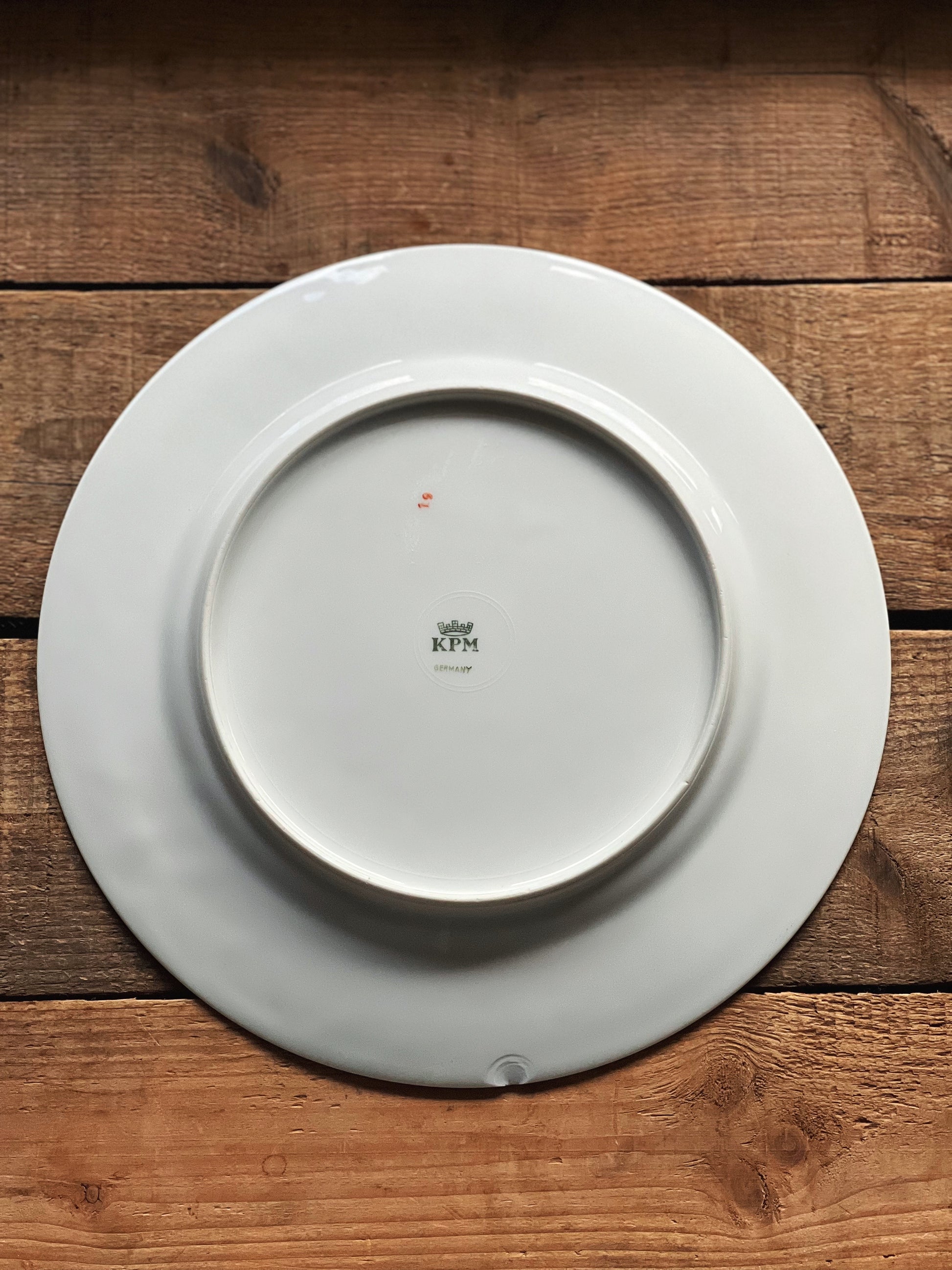 Vintage KPM Germany Floral Dinner Plate