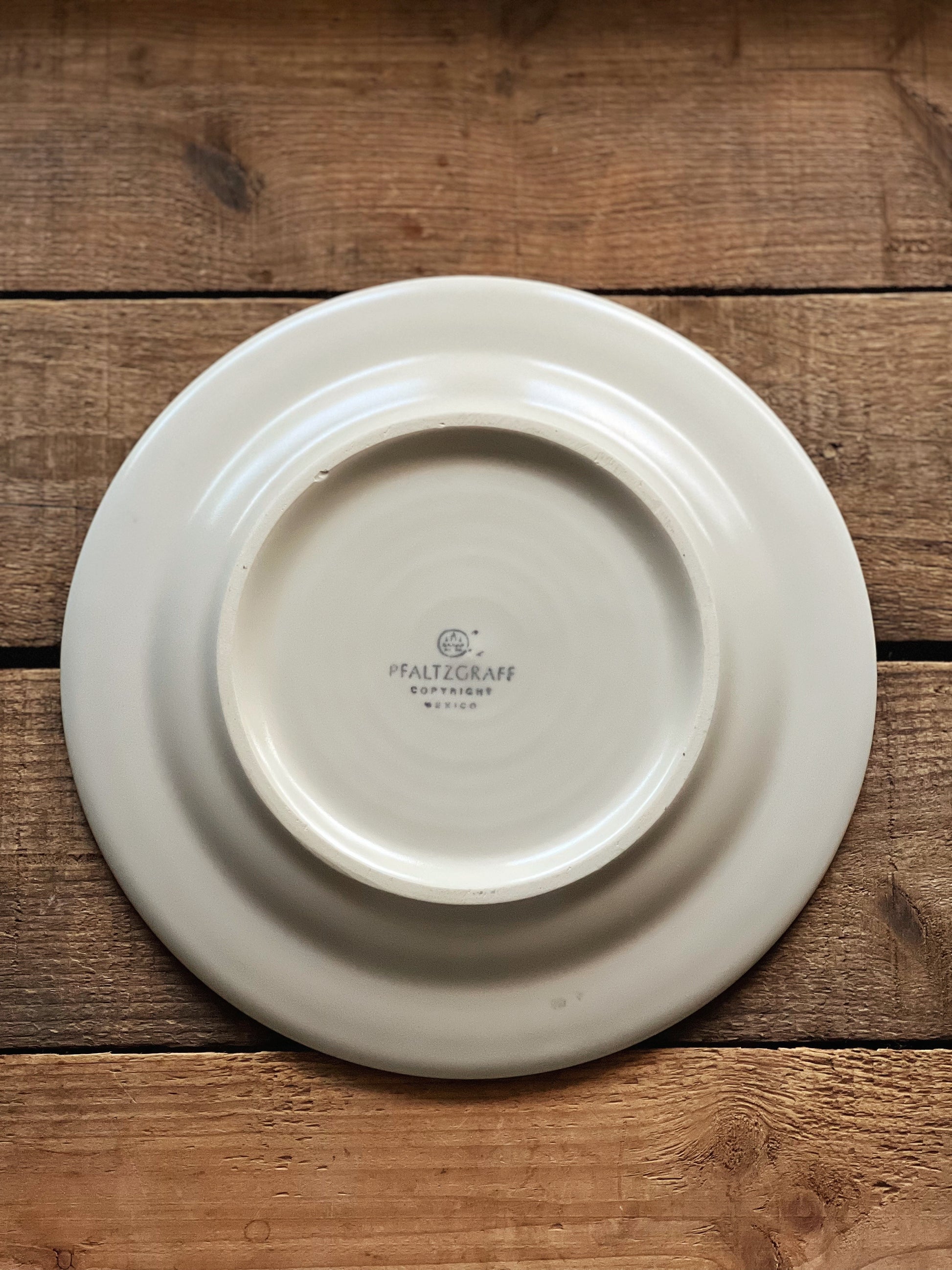 Vintage Pfaltzgraff Villa Flora Mexico Stoneware Salad Plate