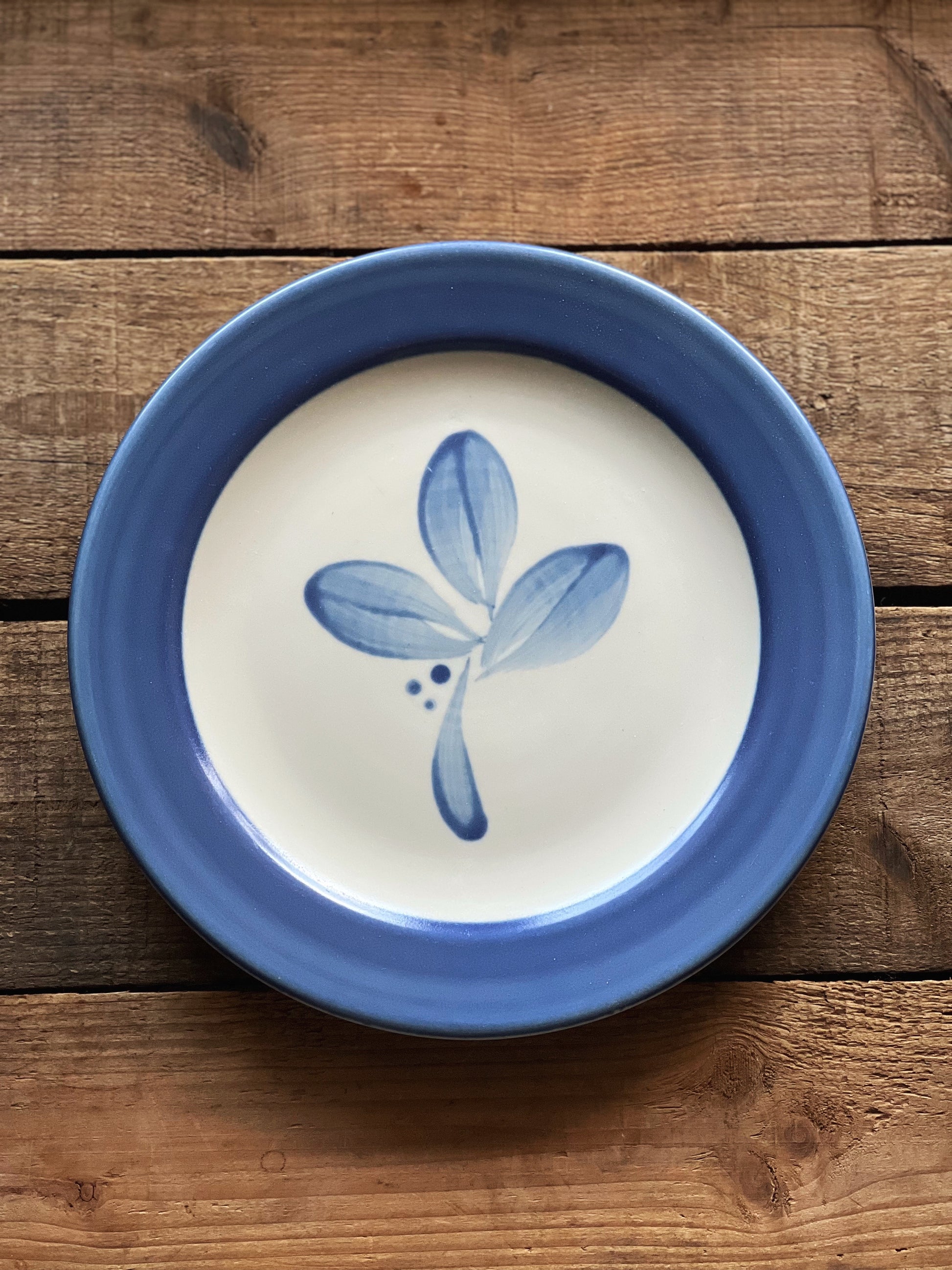 Vintage Pfaltzgraff Villa Flora Mexico Stoneware Salad Plate