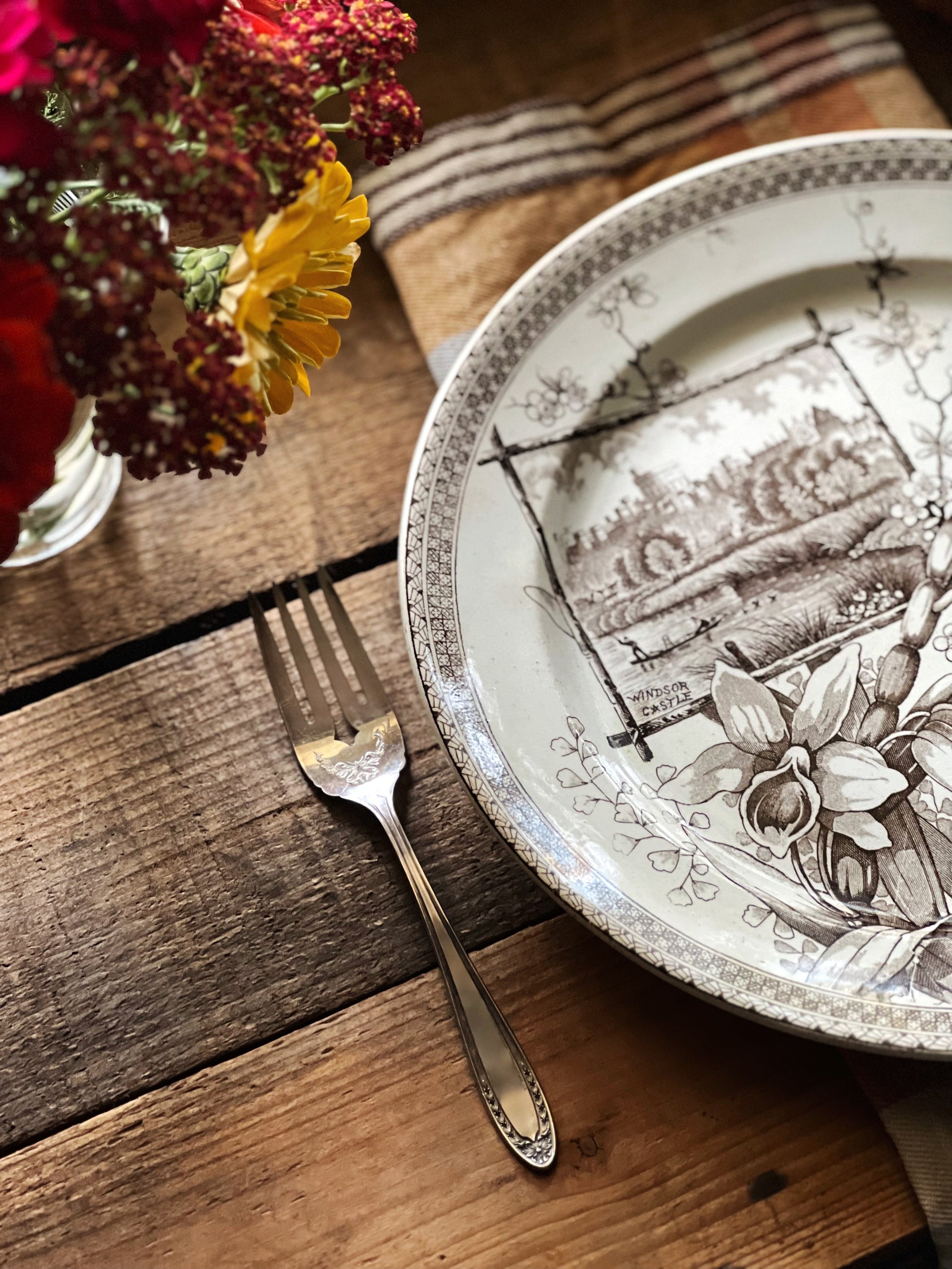Antique Flatware: Oneida Community Par Plate Bridal Wreath Individual Salad Fork