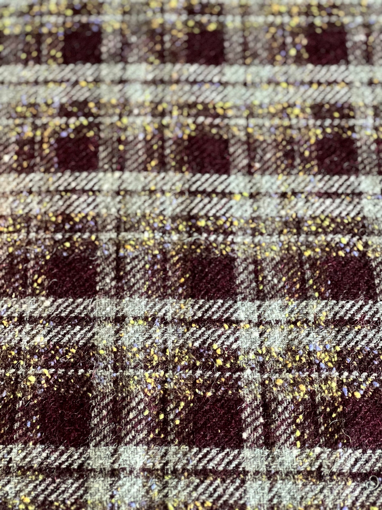 Vintage Wool Fabric Remnant
