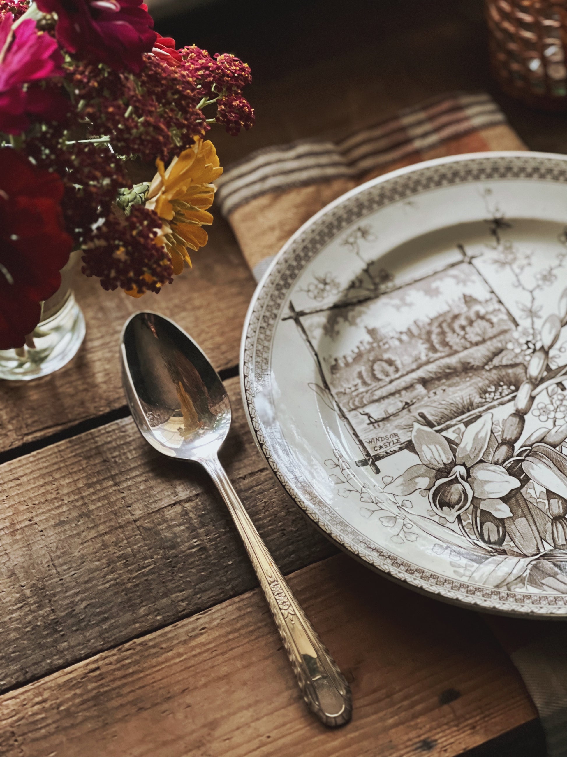 Vintage Holmes & Tuttle Wentworth Serving Spoon