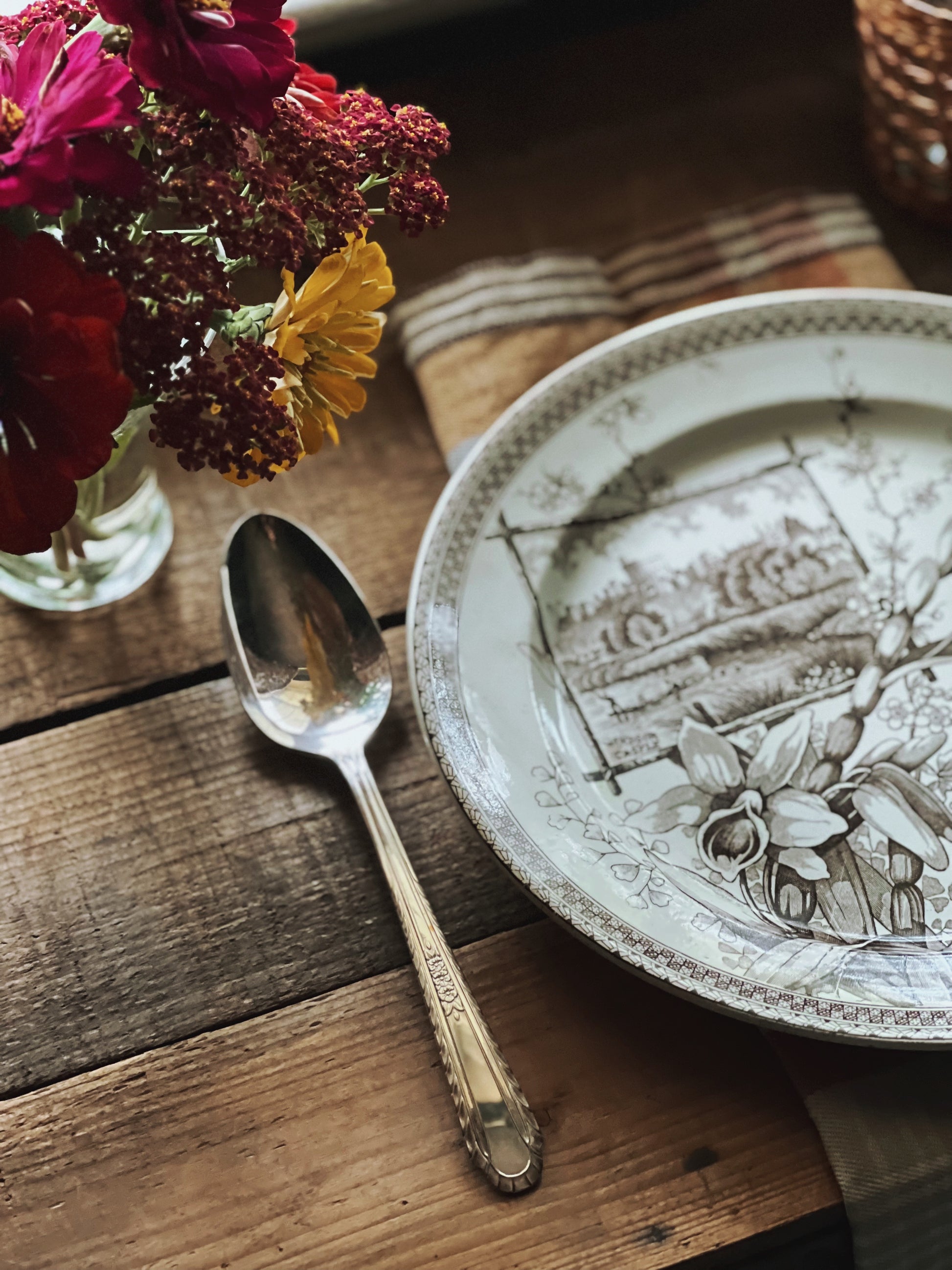Vintage Holmes & Tuttle Wentworth Serving Spoon