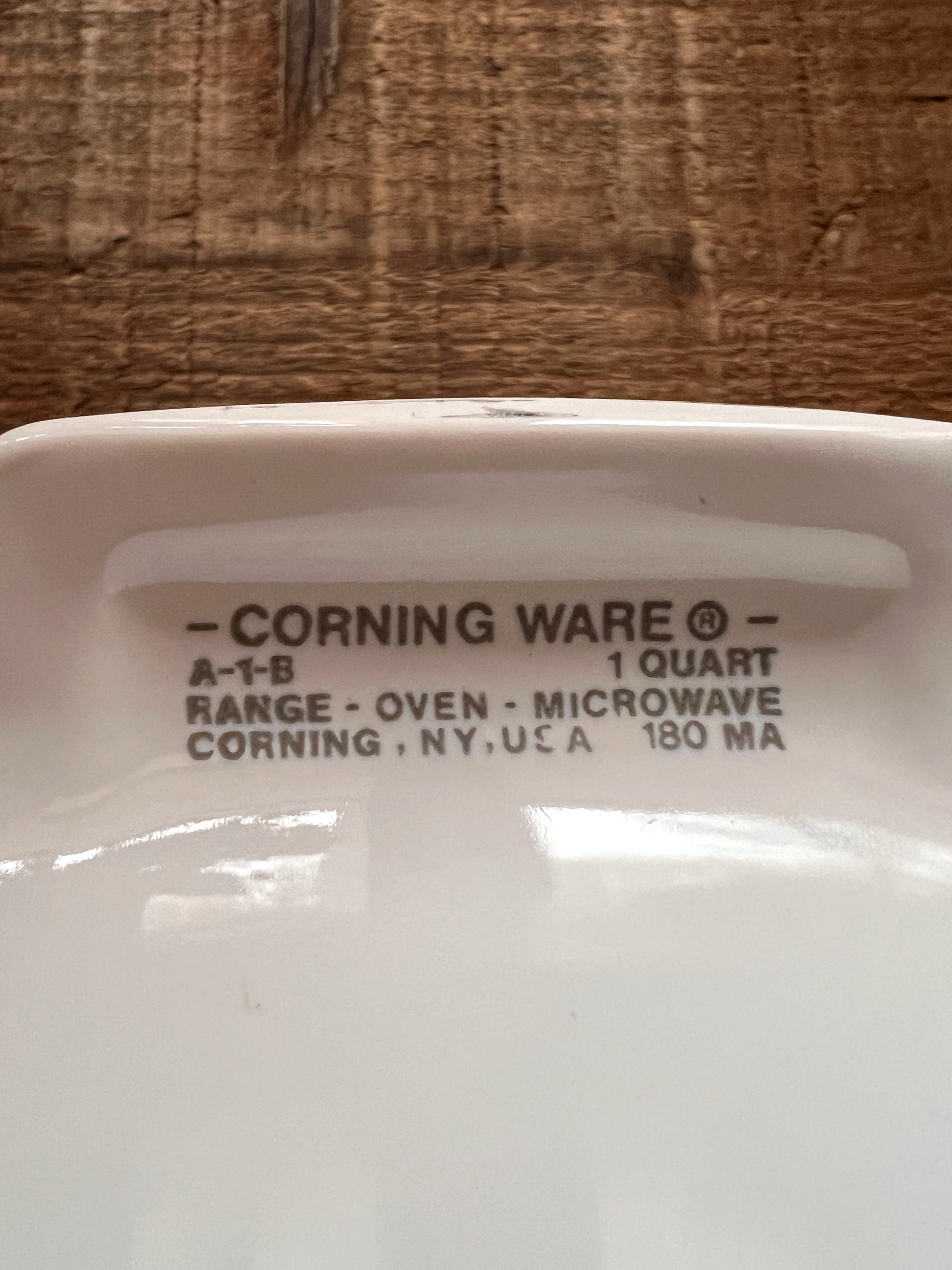 Vintage Corning Ware Spice of Life L'Echalote 1 Quart Casserole Dish