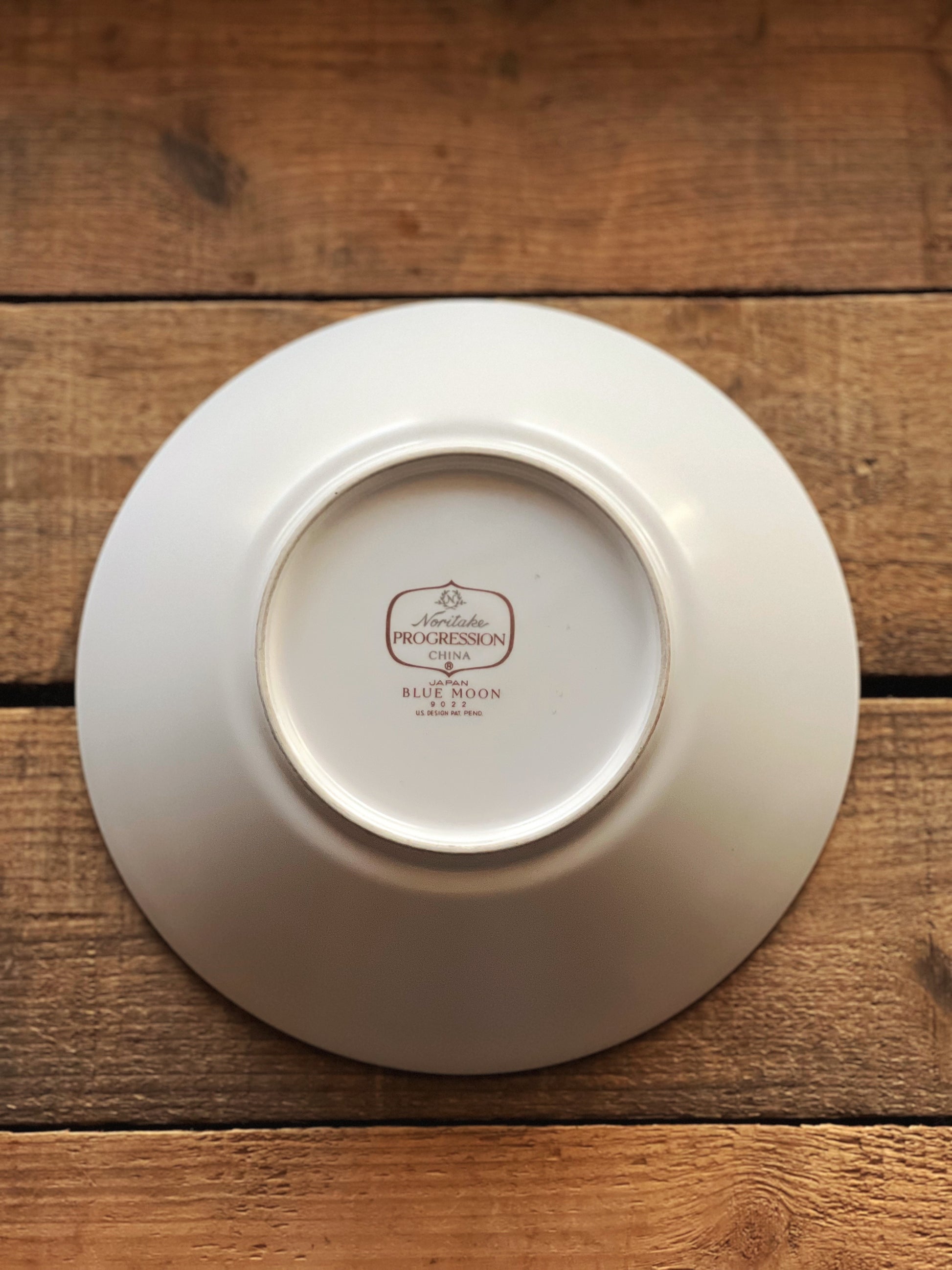 Vintage Noritake Progression Blue Moon Coupe Soup Bowl