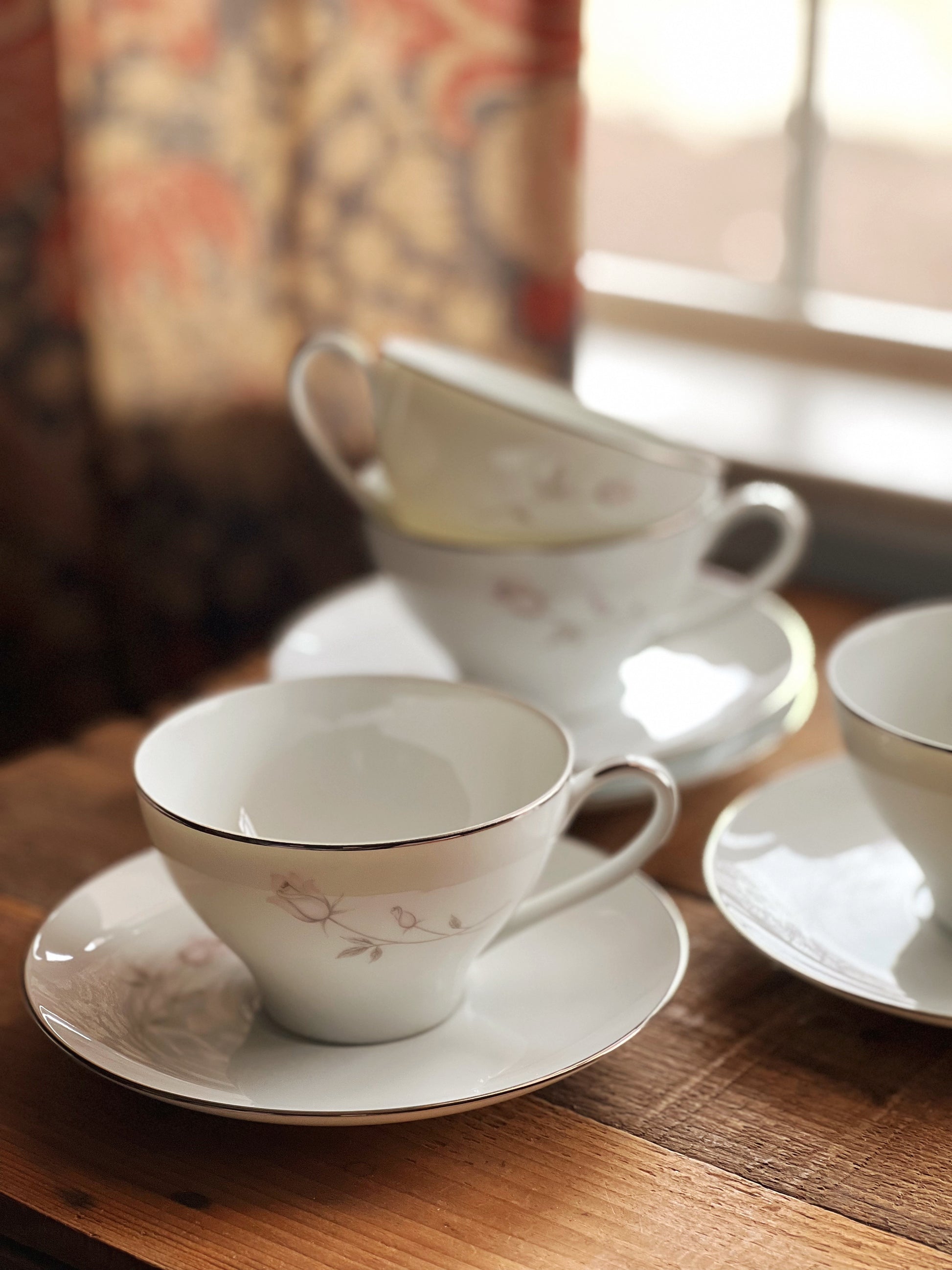 Vintage Noritake Pasadena Teacup & Saucer Set