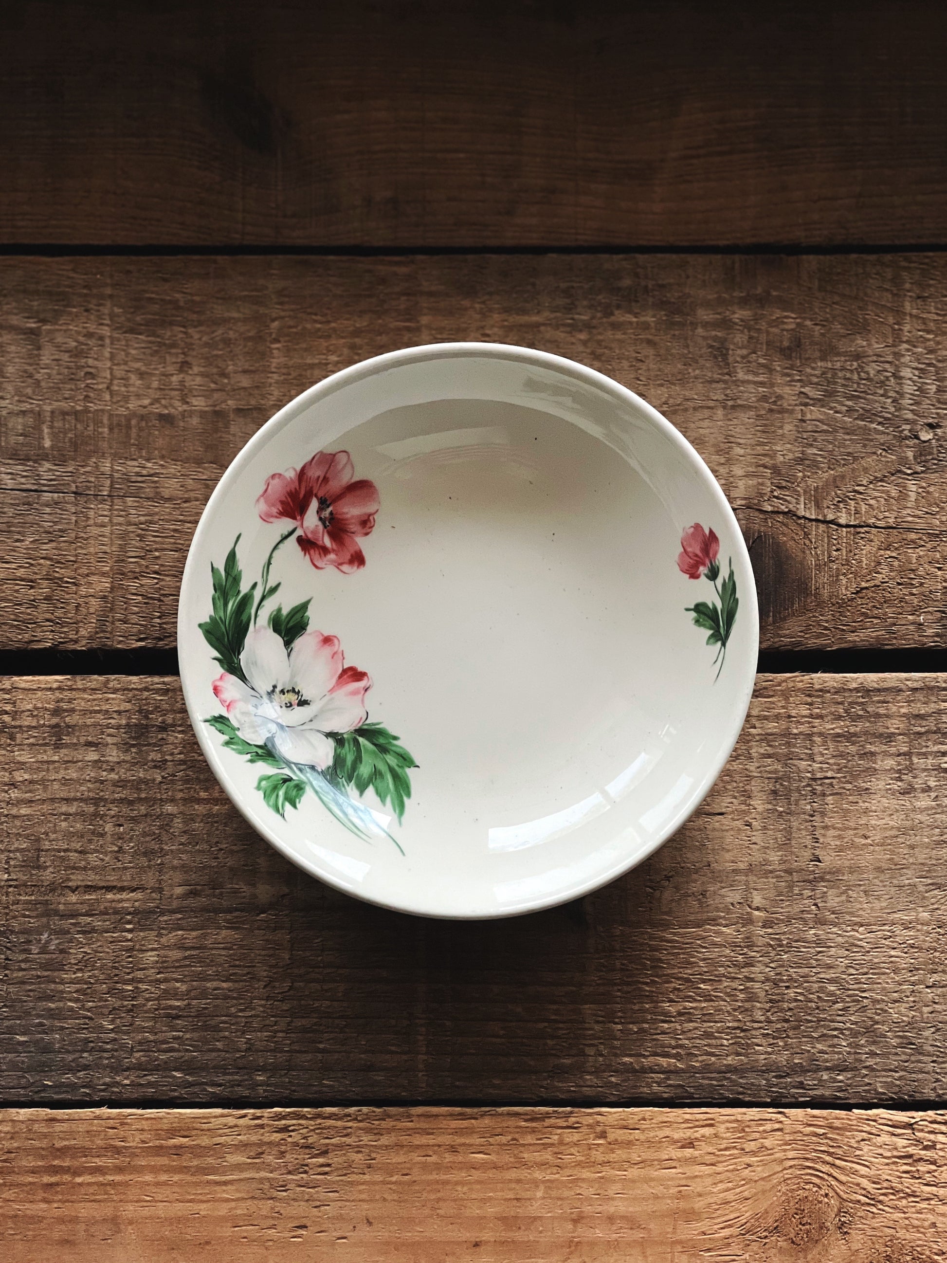 Set of 5 Vintage Ballerina Floral Berry Bowls / Fruit Bowls / Sauce Bowls