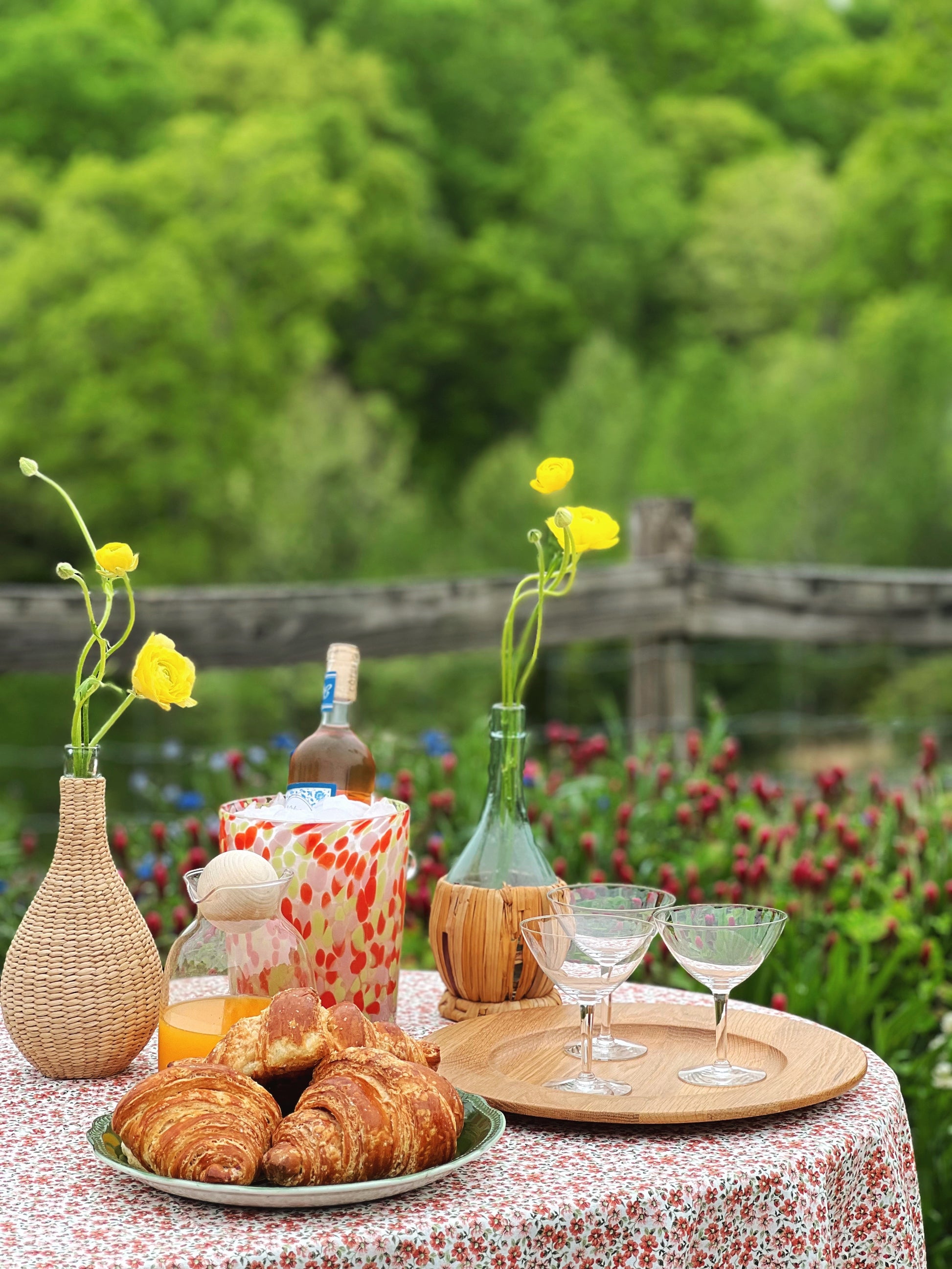 Vintage Crystal Champagne Coupe