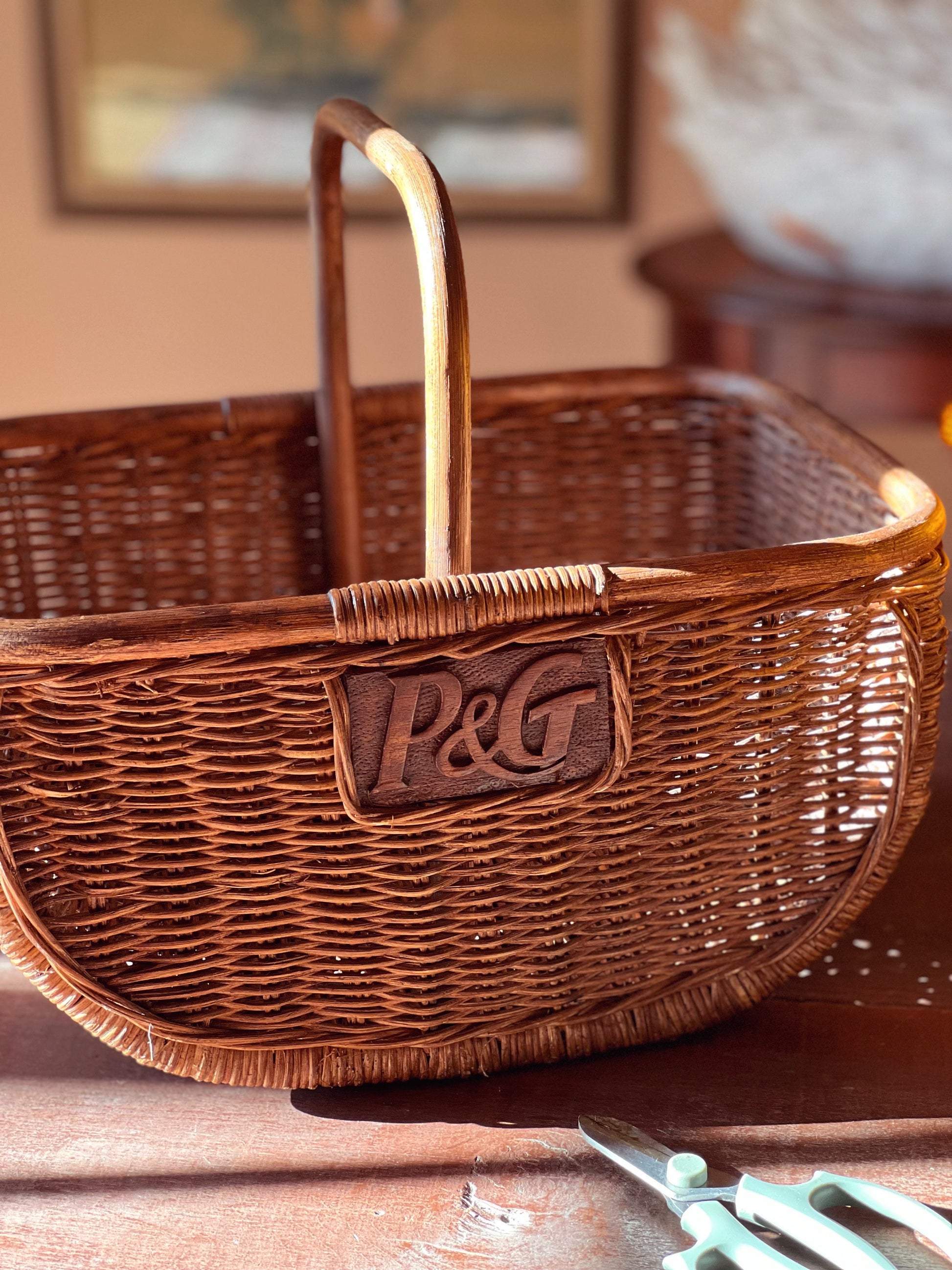 Vintage Harvest Basket