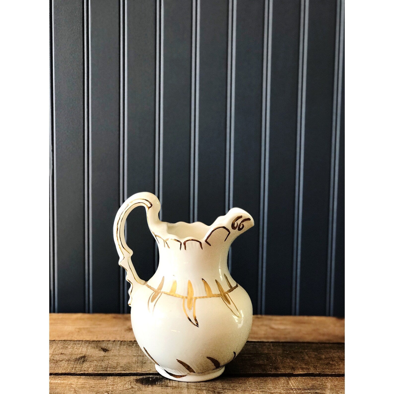 Hand Painted Vintage Pitcher