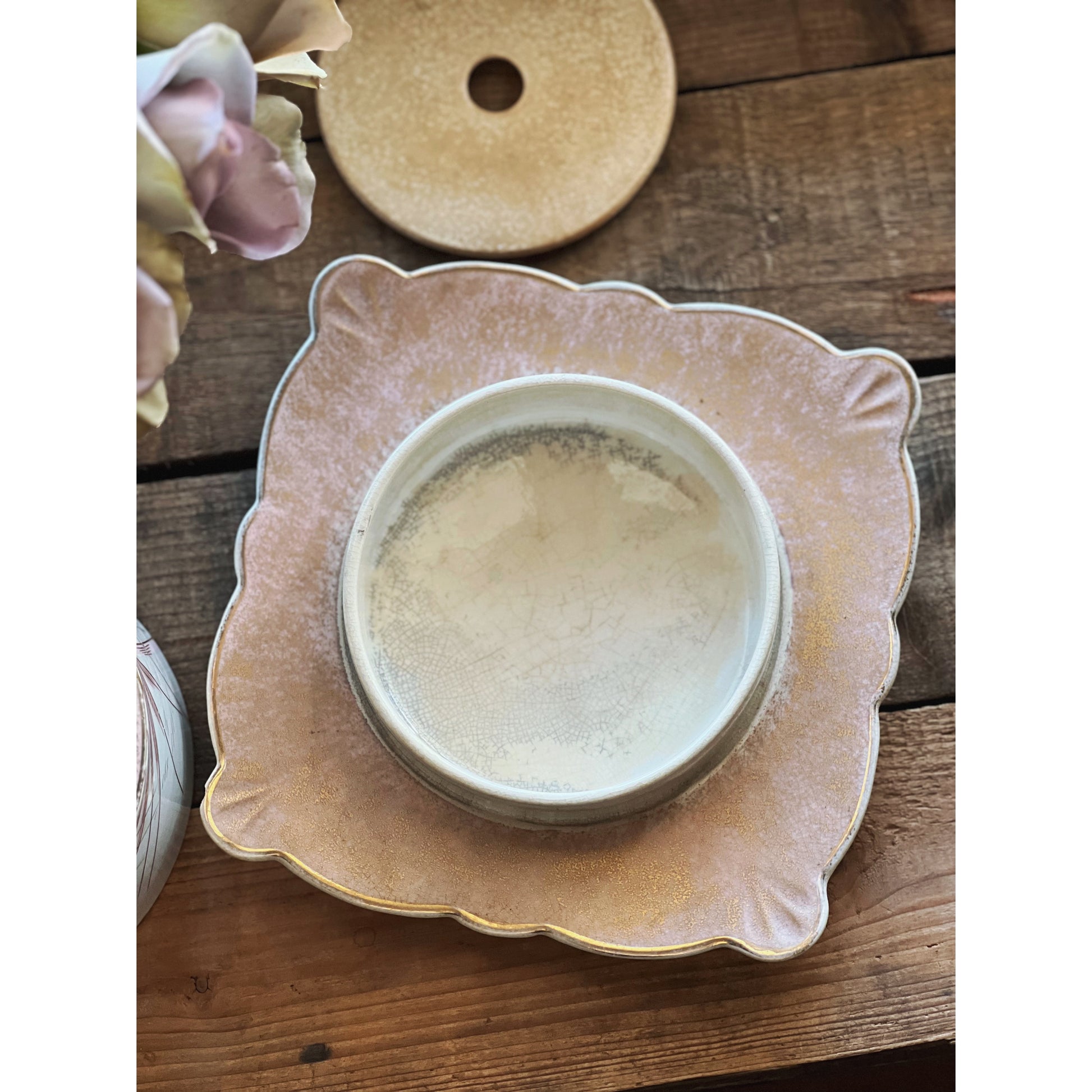 Antique Butter Dish / Cheese Dish