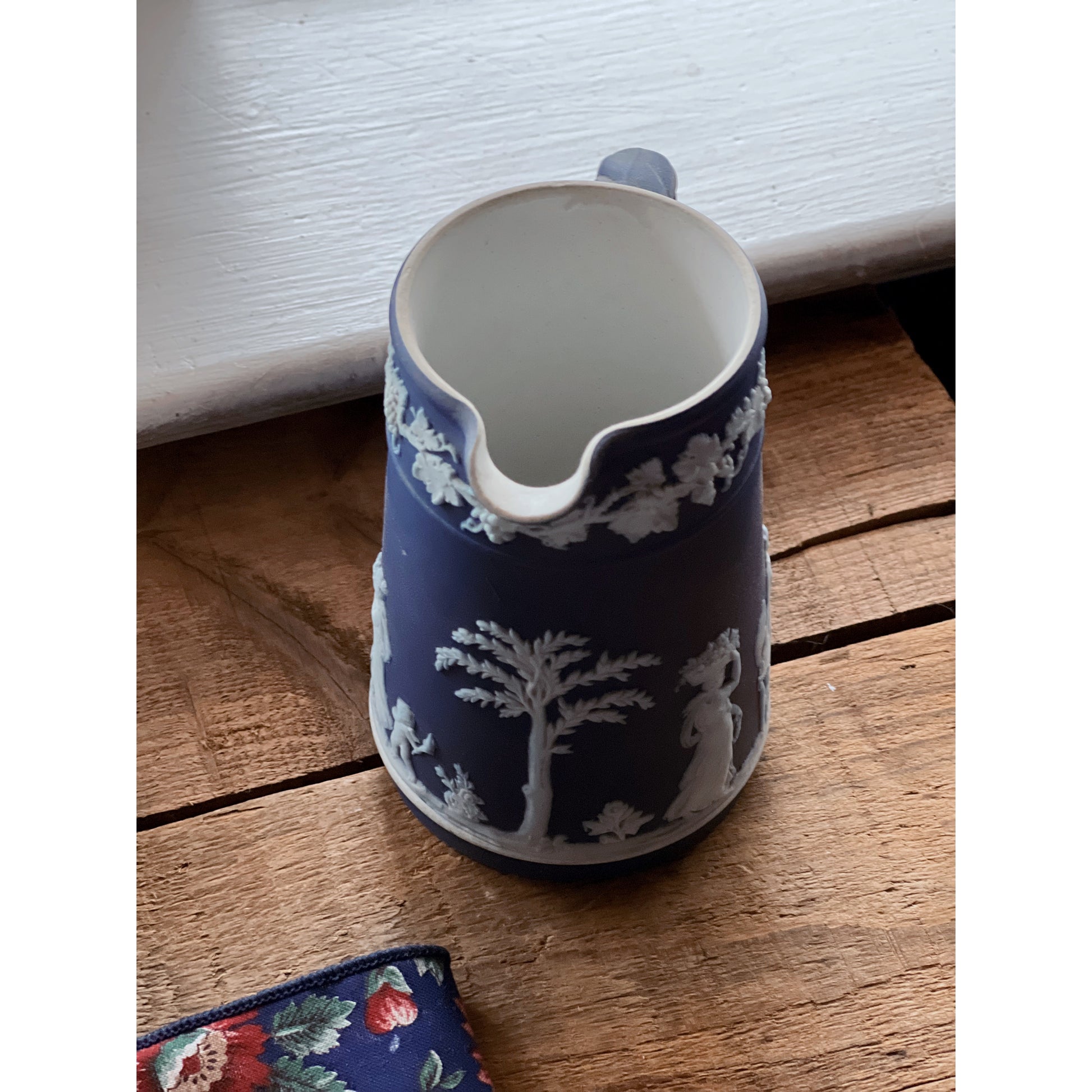 Antique Wedgwood Jasperware Pitcher / Creamer