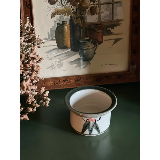 Small Handmade Vintage Ramekin / Custard Cup