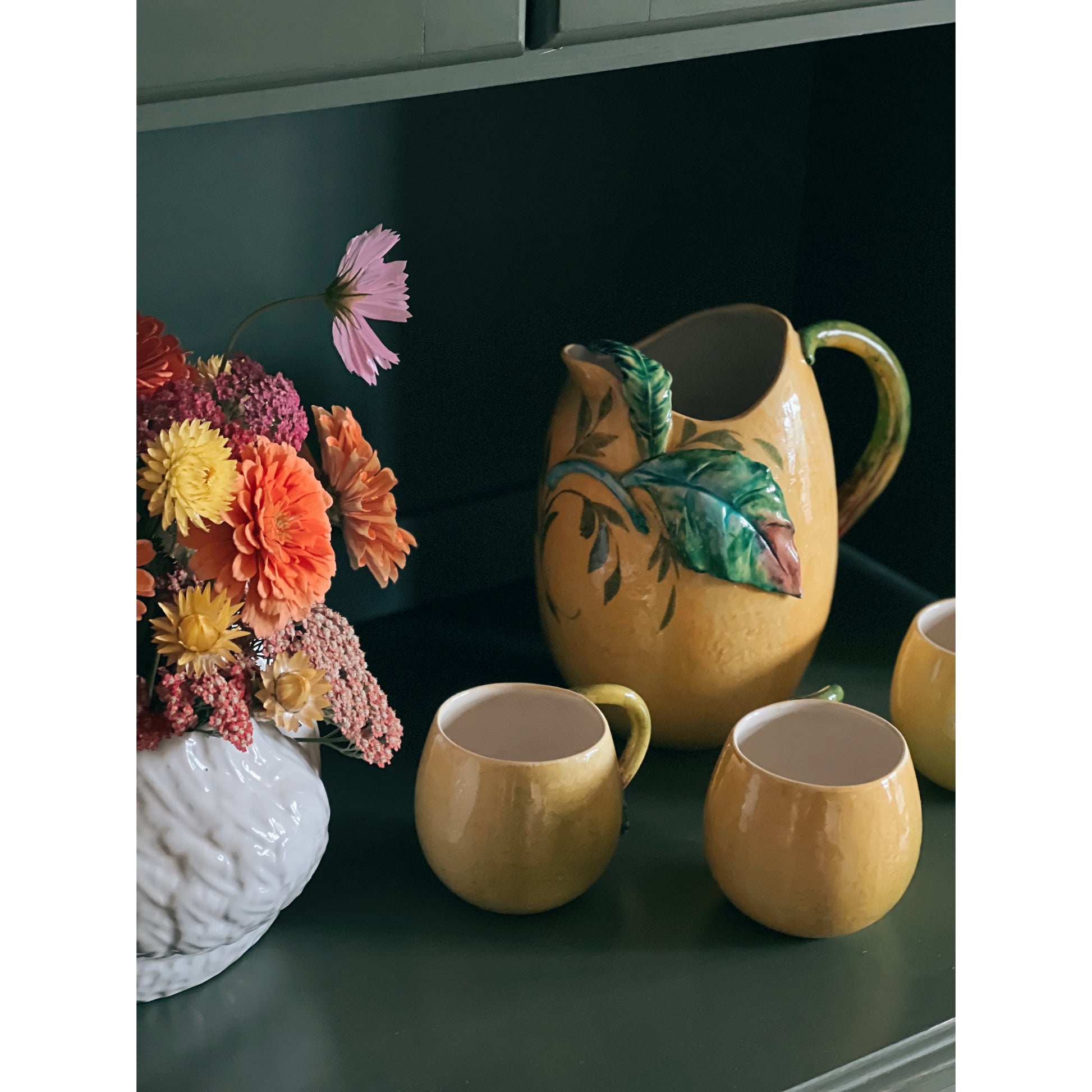 Vintage Set of 4 Italian Lemon Cups