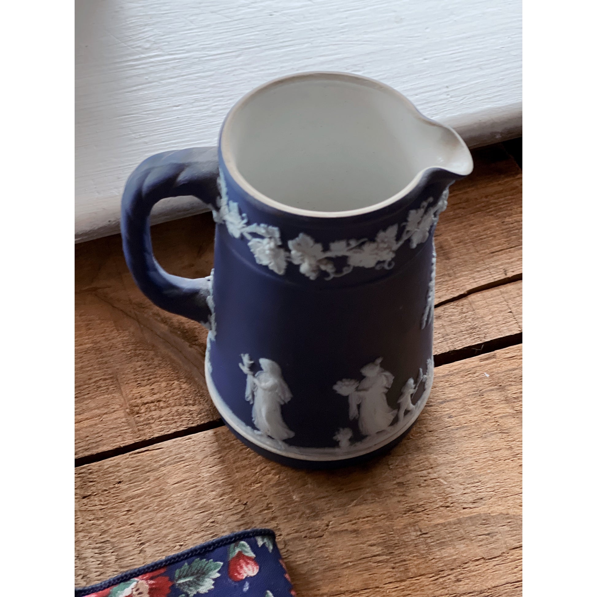 Antique Wedgwood Jasperware Pitcher / Creamer