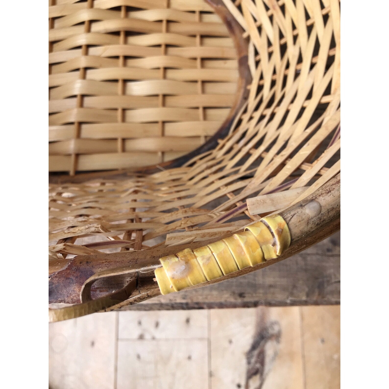 Vintage Bamboo Basket