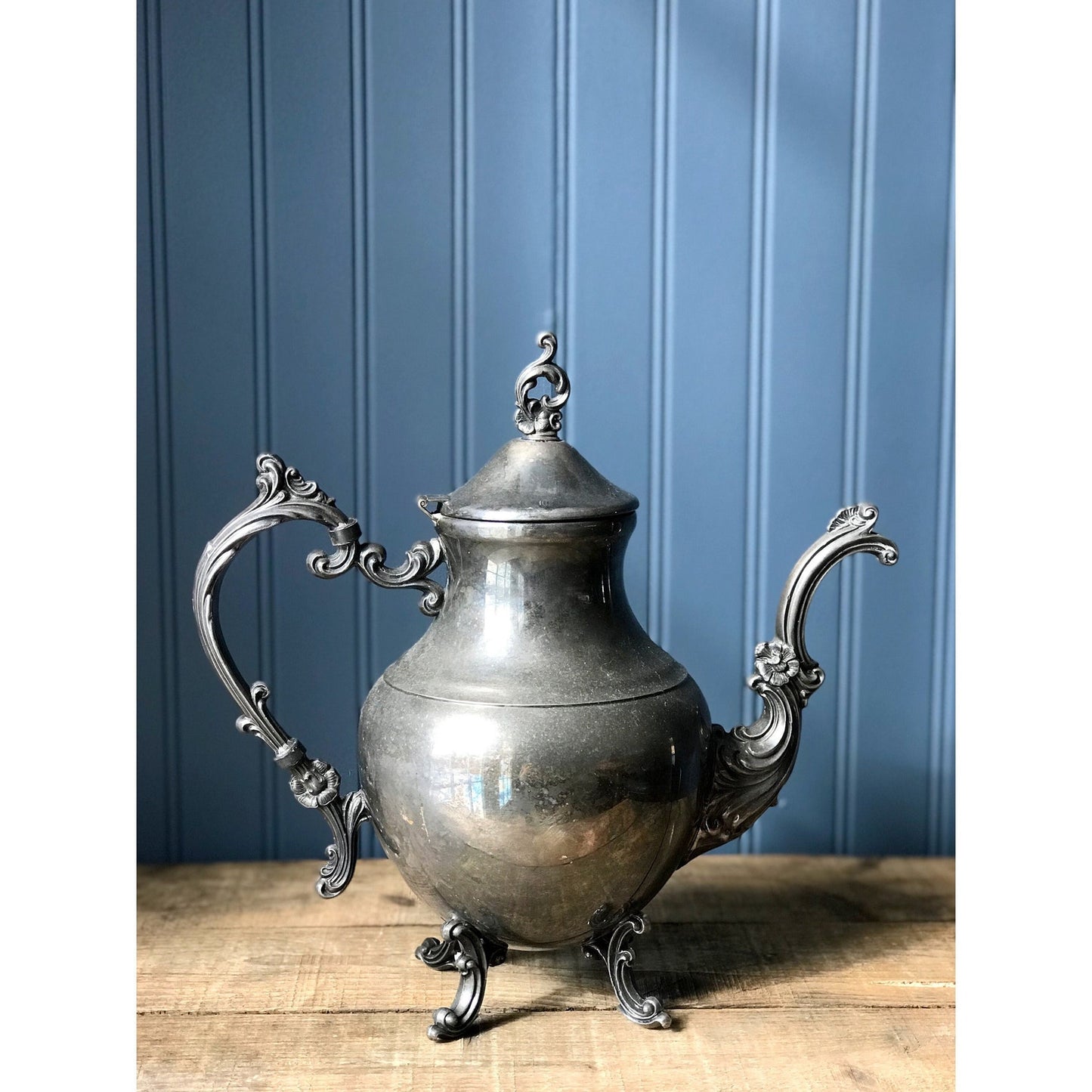 Fb Rogers silver teapot