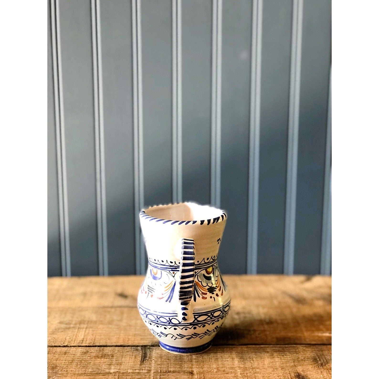 Small Vintage Hand Painted Pitcher / Creamer