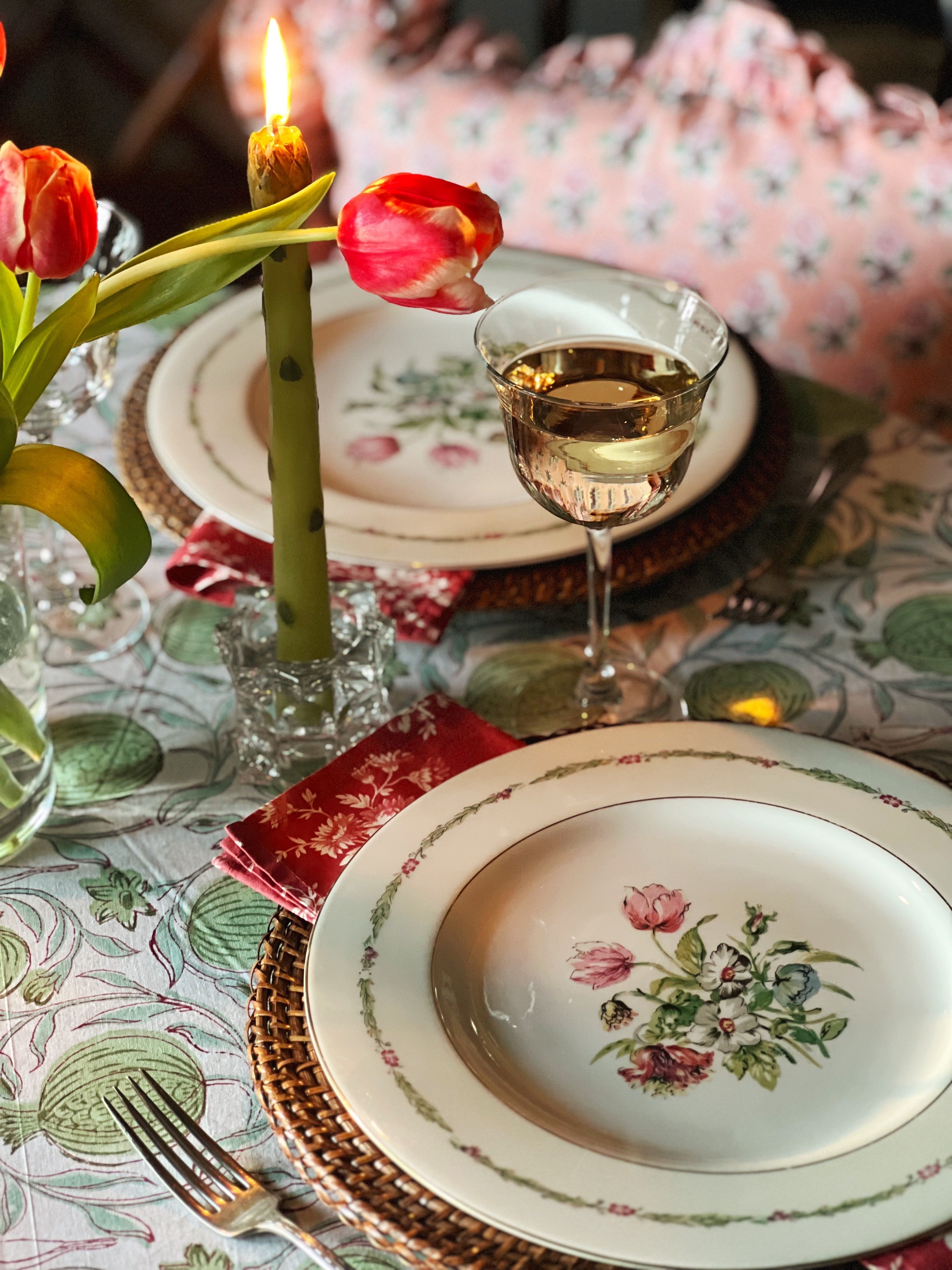 vintage and antique dinner plates