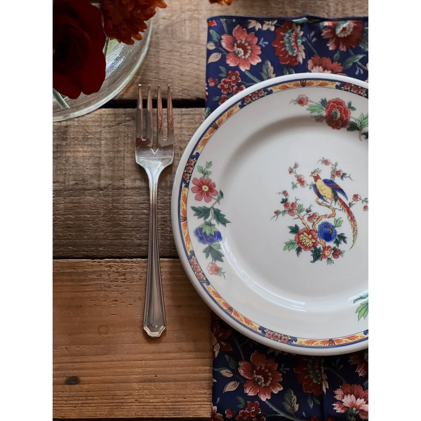 Vintage Oneida Clairhill - Fairhill Silver Plate Salad Fork with Diamond Slot