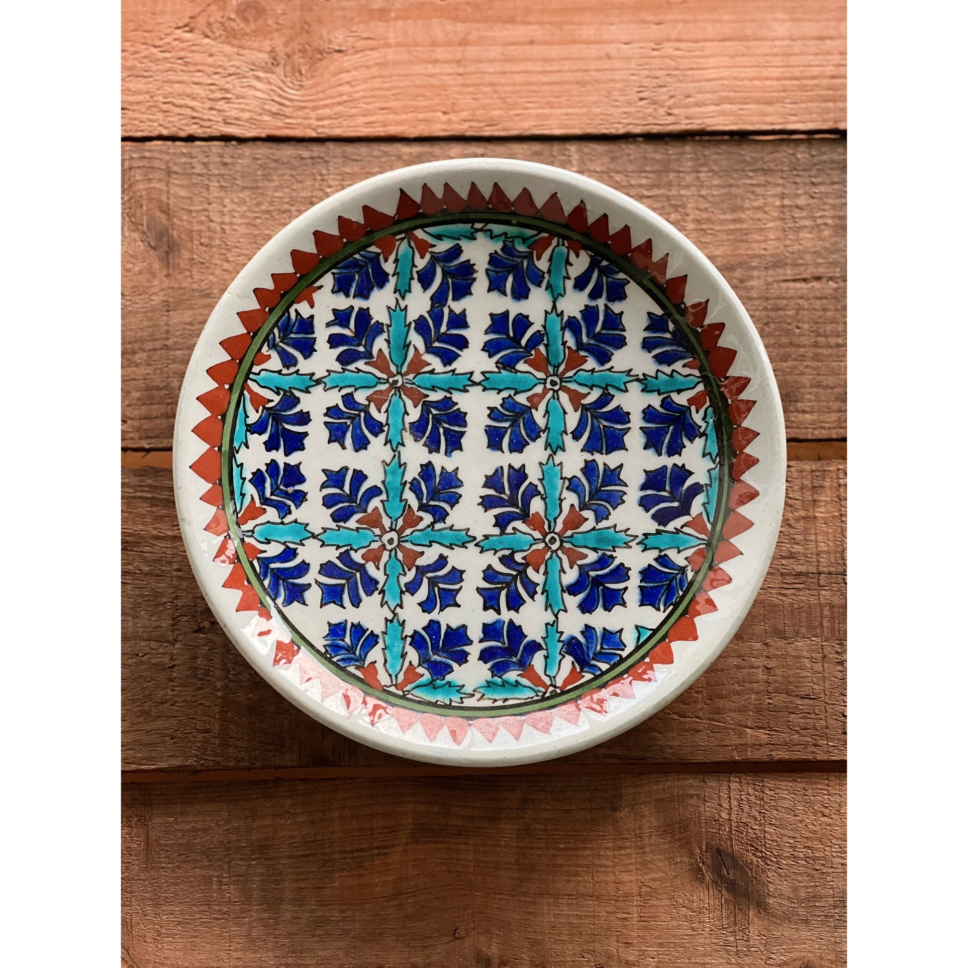 Vintage Hand Painted Wall Plate