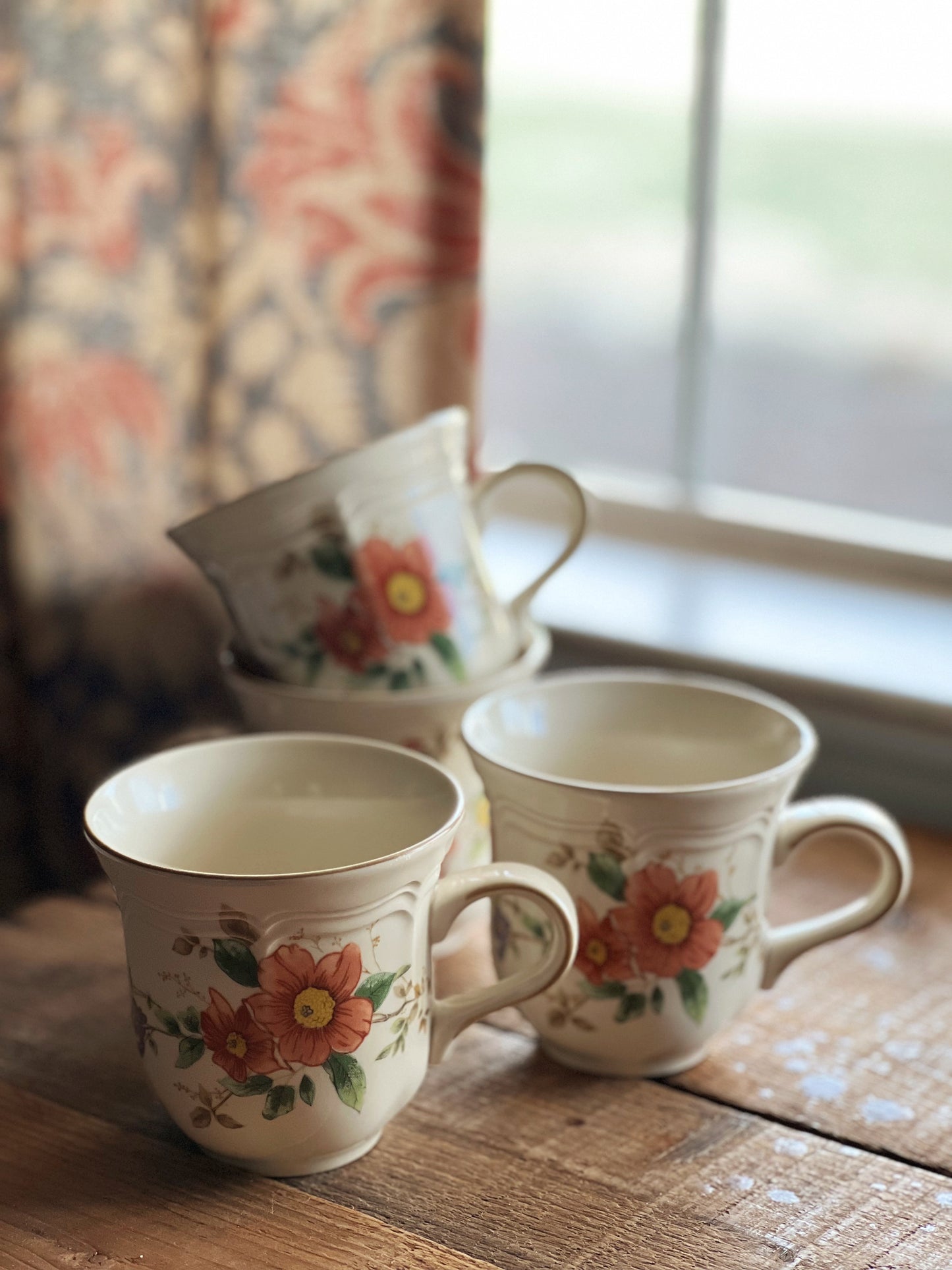 Vintage Mikasa Capistrano Teacup & Saucer Set