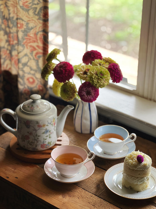 Vintage Corona by Andrea Sadek Floral Teapot