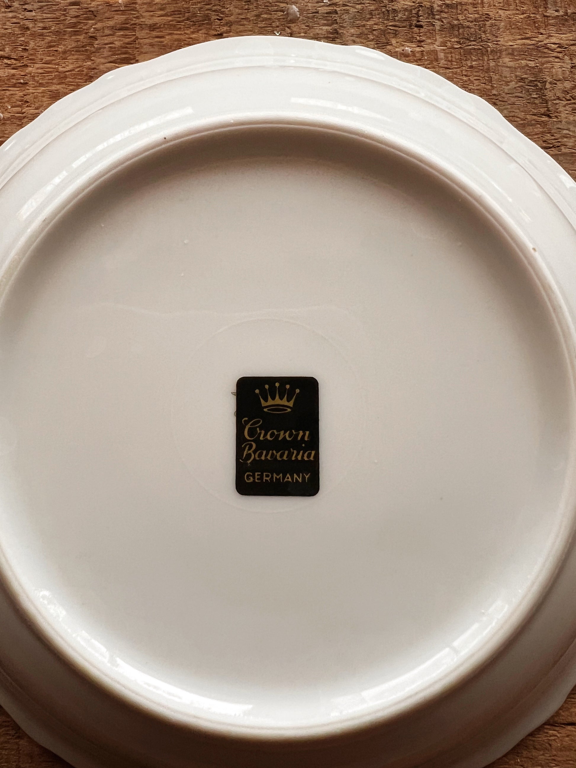 Vintage Crown Bavaria Germany Bouquet Berry Bowl
