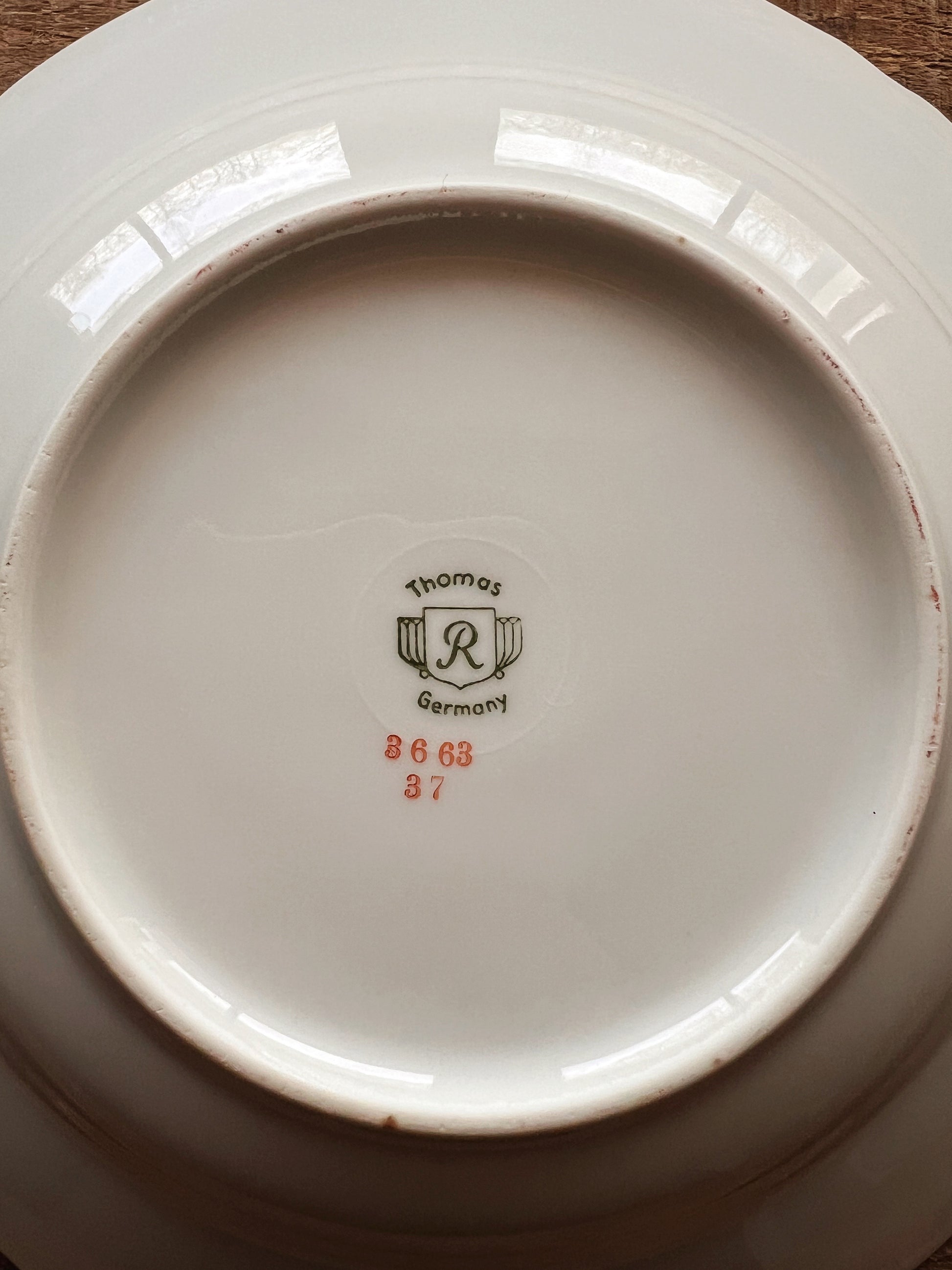 Vintage Thomas Germany Floral Rimmed Soup Bowl