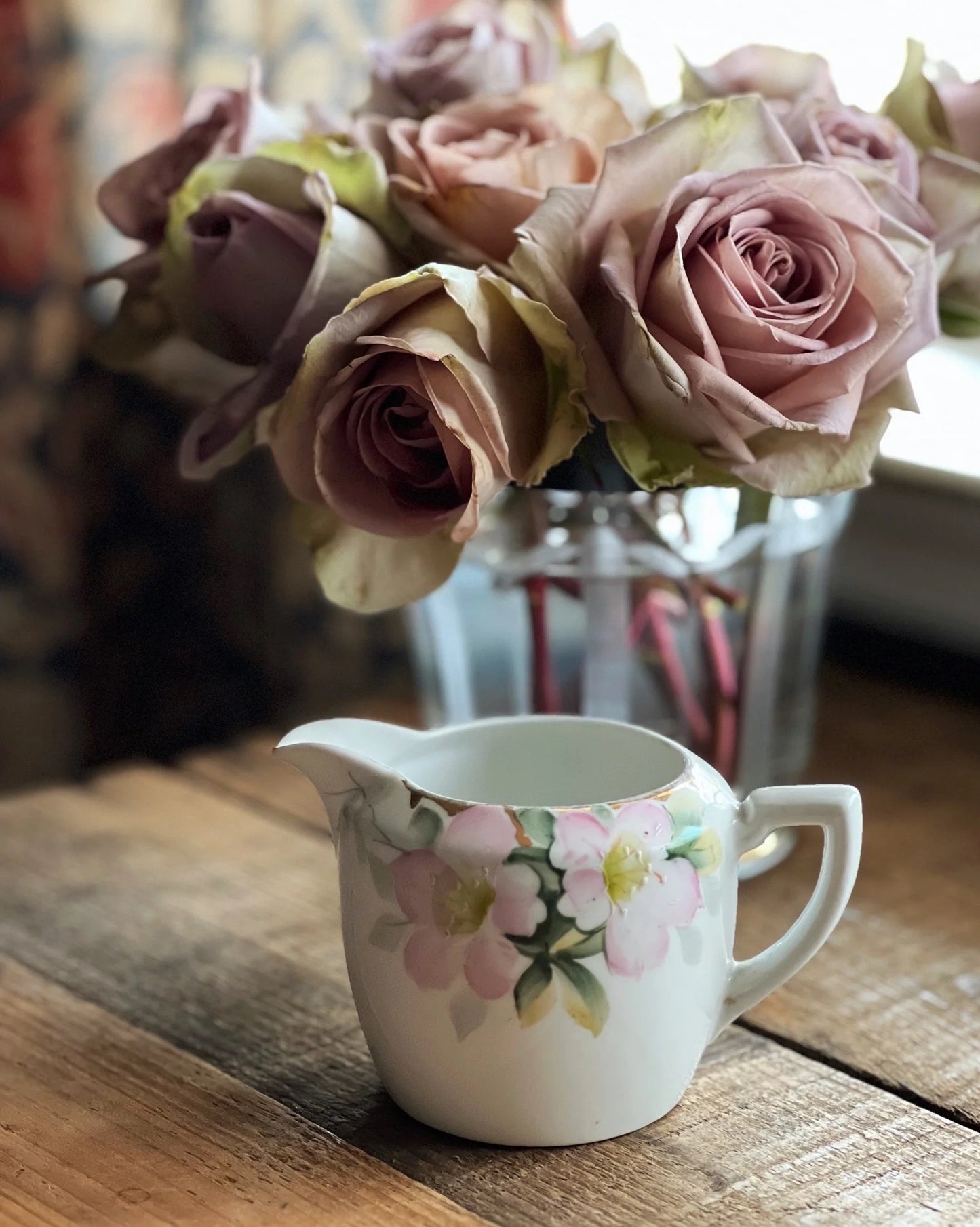 Hand Painted Vintage Nippon Creamer