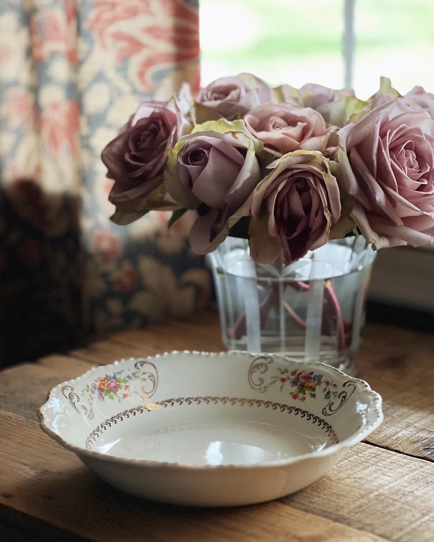 Vintage Steubenville Ivory Soup Bowl