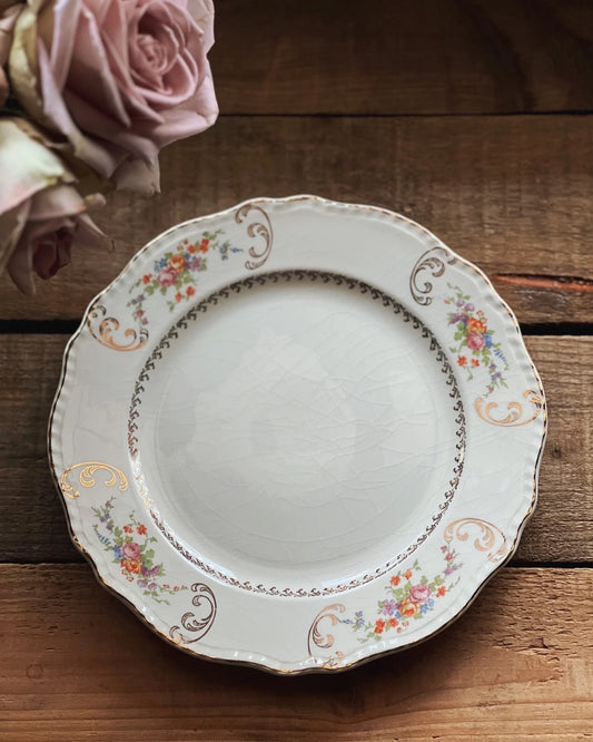 Vintage Steubenville Ivory Salad Plate