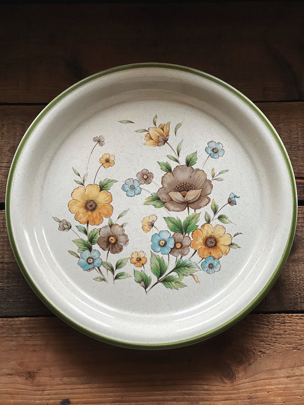 Vintage Nitto Overtones Mesa Flower Dinner Plate
