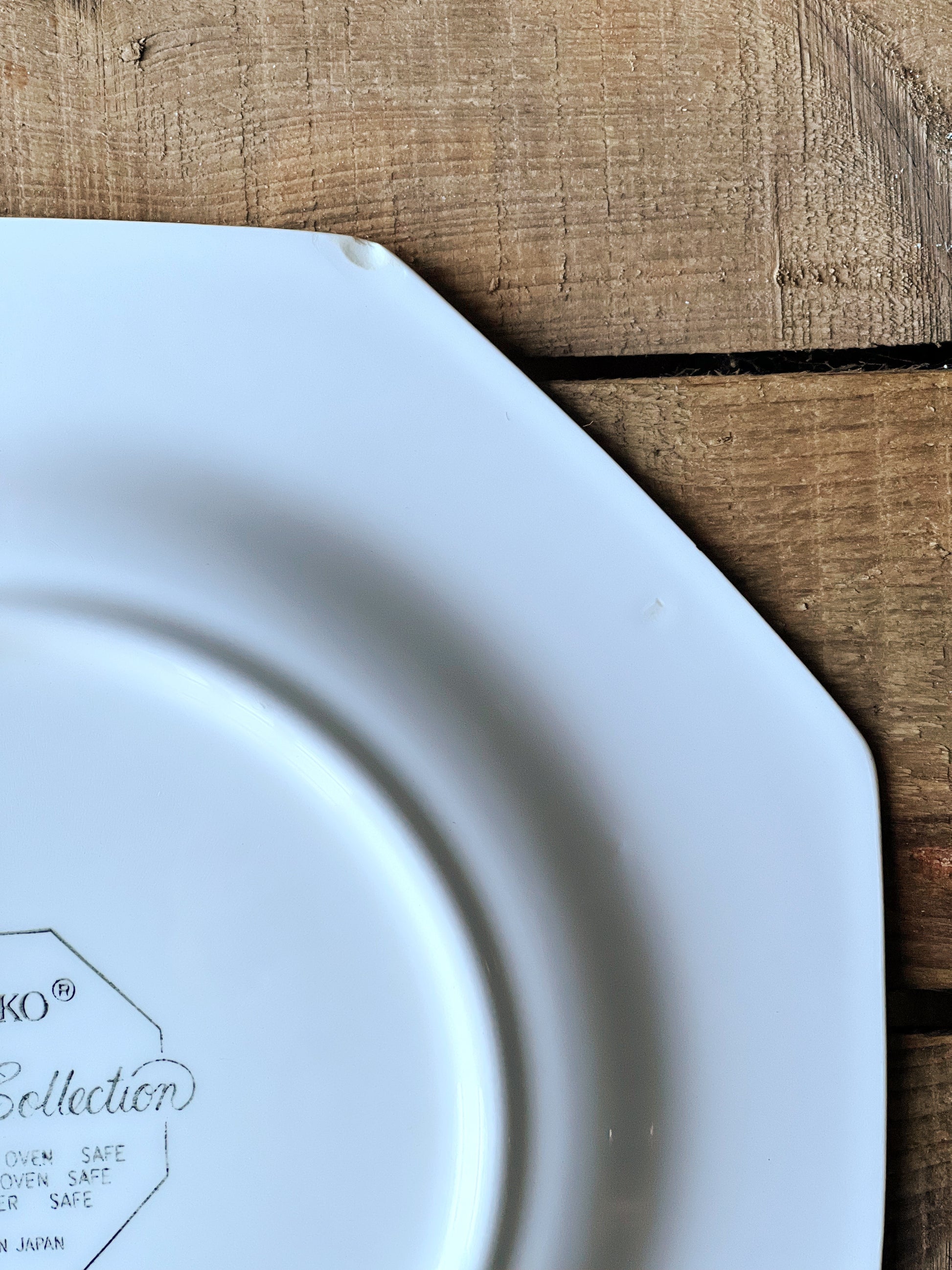 Vintage Nikko Classics Collection White Salad Plate