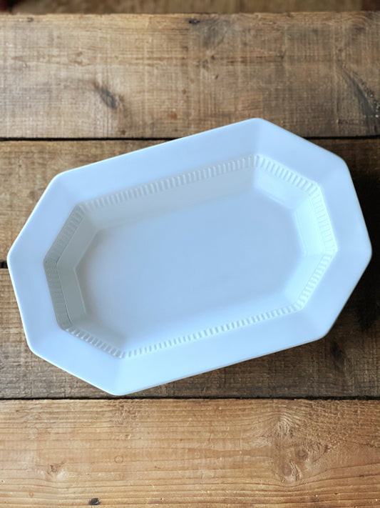 Vintage Nikko Classics Collection White Rectangular Vegetable Bowl