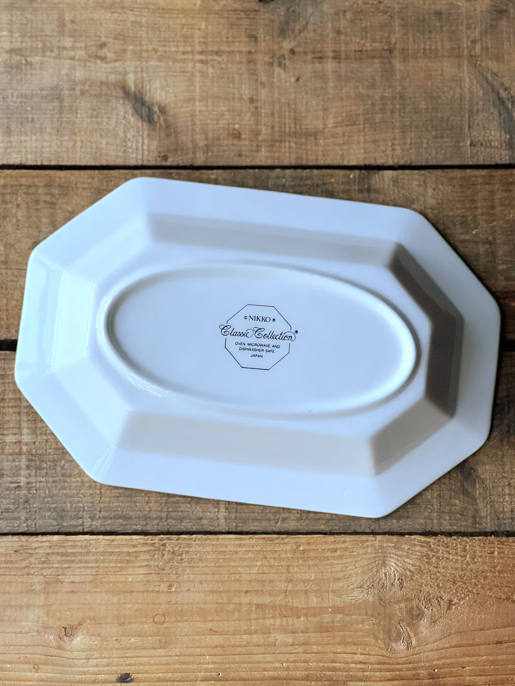 Vintage Nikko Classics Collection White Rectangular Vegetable Bowl