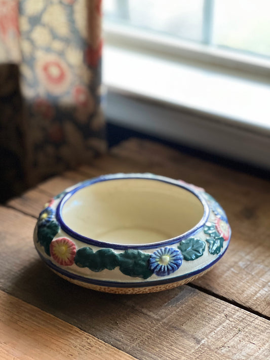 Vintage Japan Flower Bowl