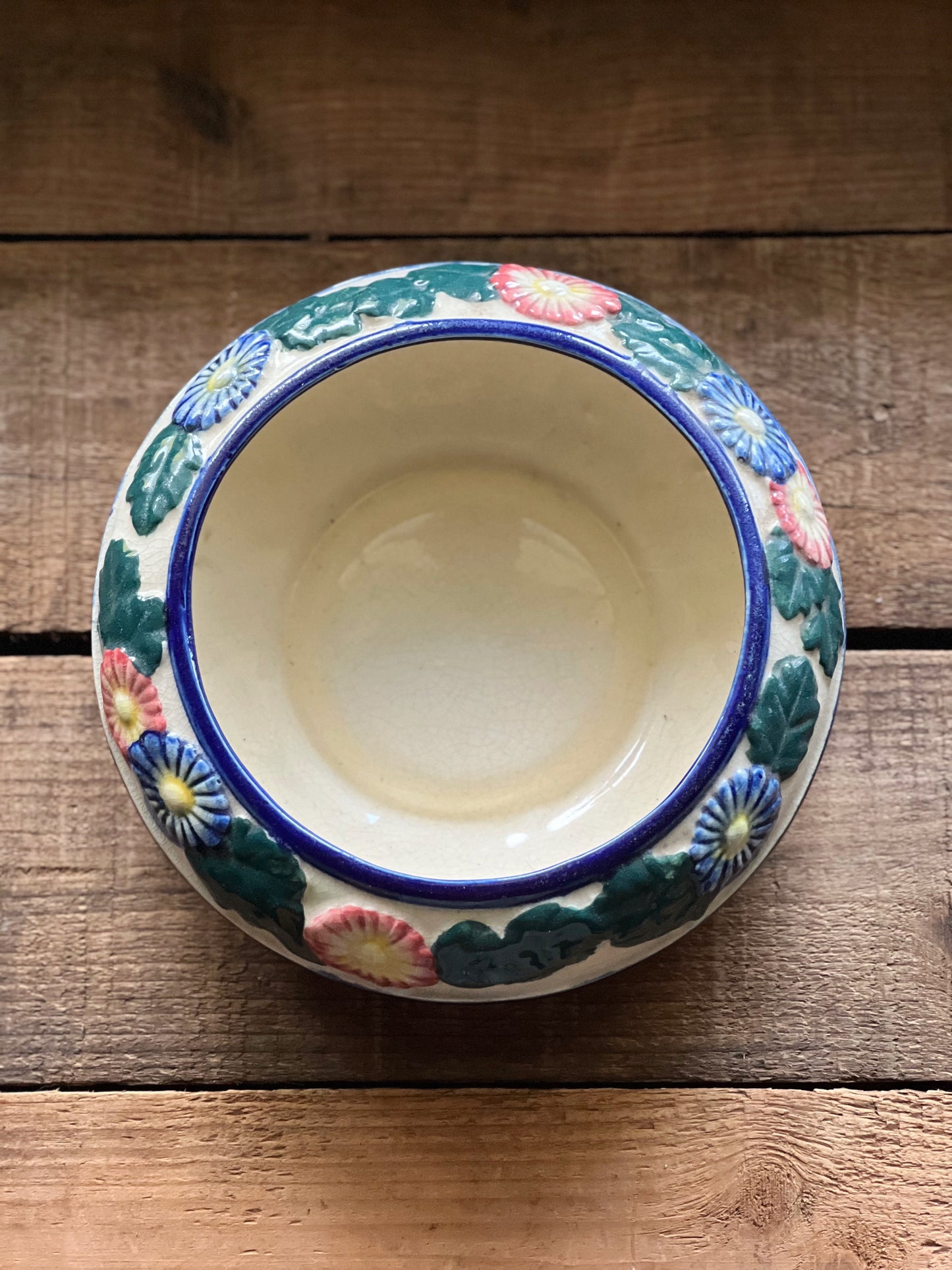 Vintage Japan Flower Bowl