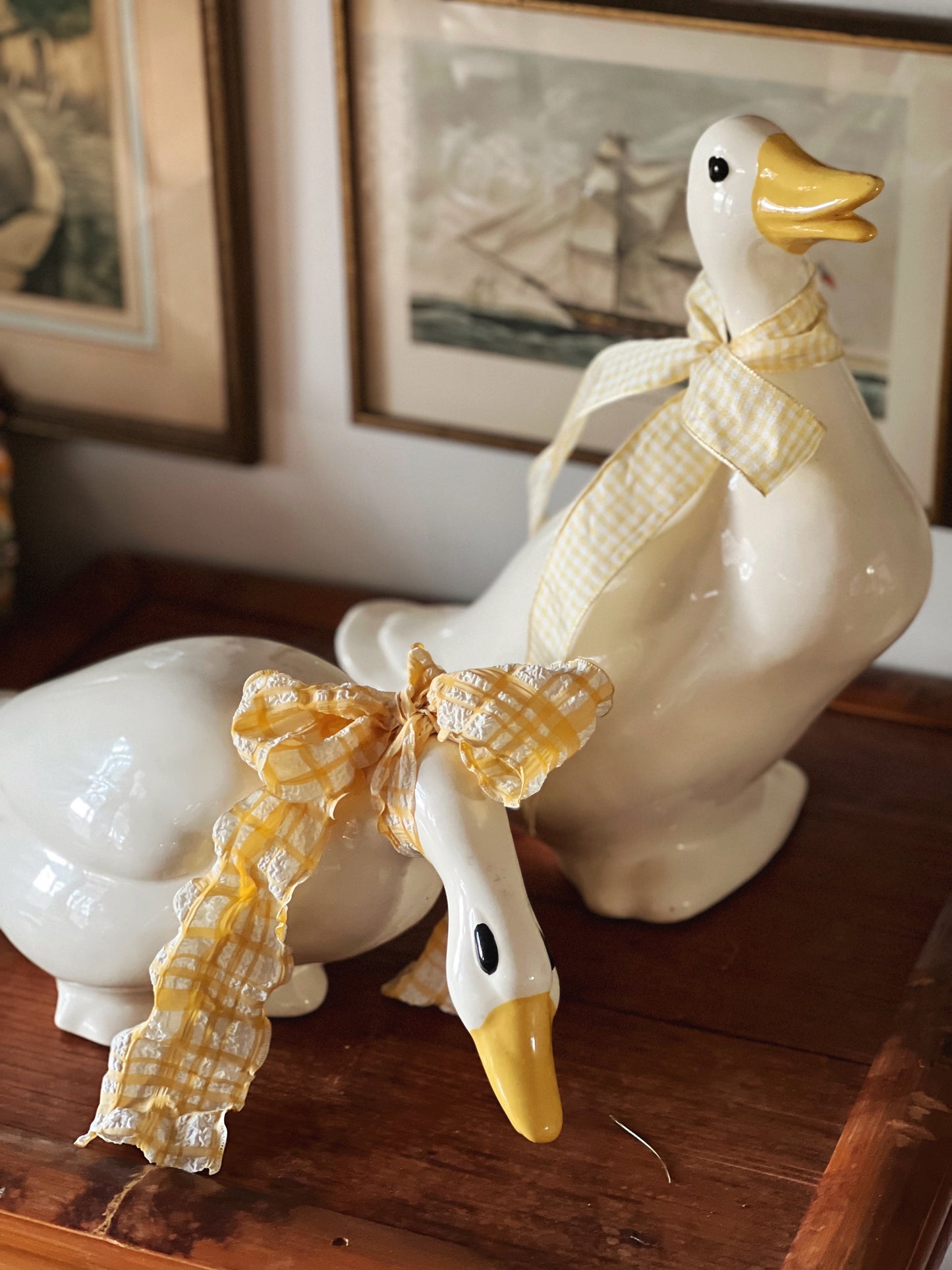 Large Vintage Ceramic Duck